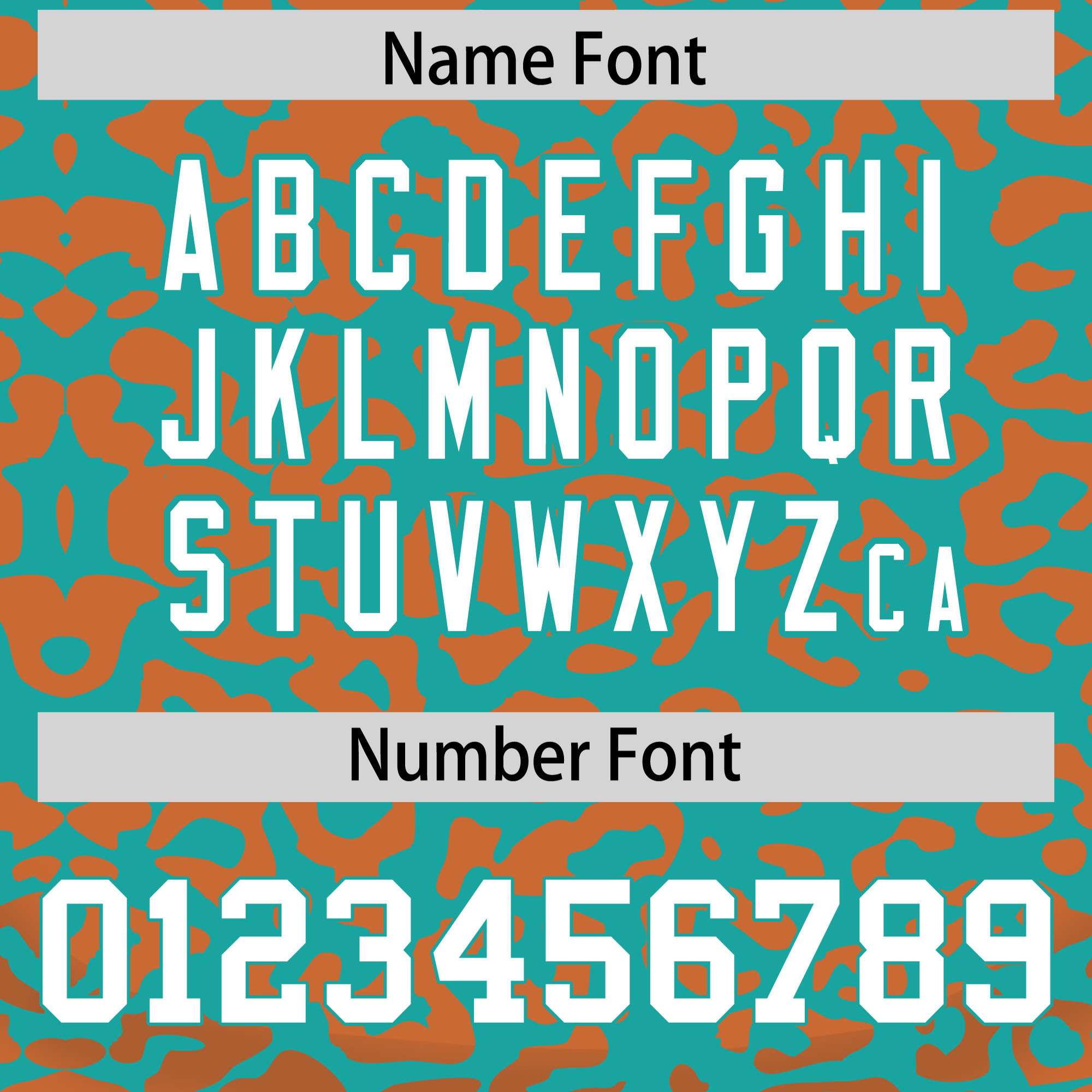 Custom Aqua Orange Leopard Print Pattern Authentic Baseball Jersey