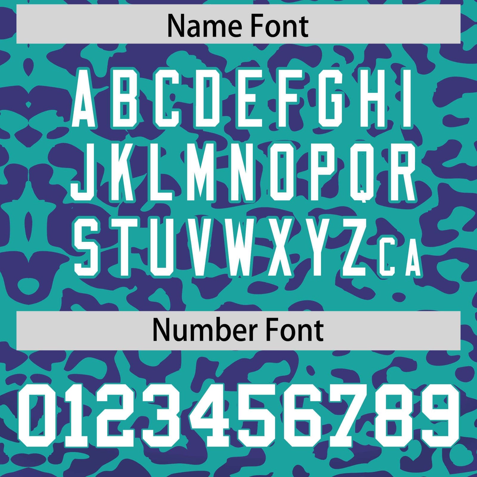 Custom Aqua Purple Leopard Print Pattern Authentic Baseball Jersey