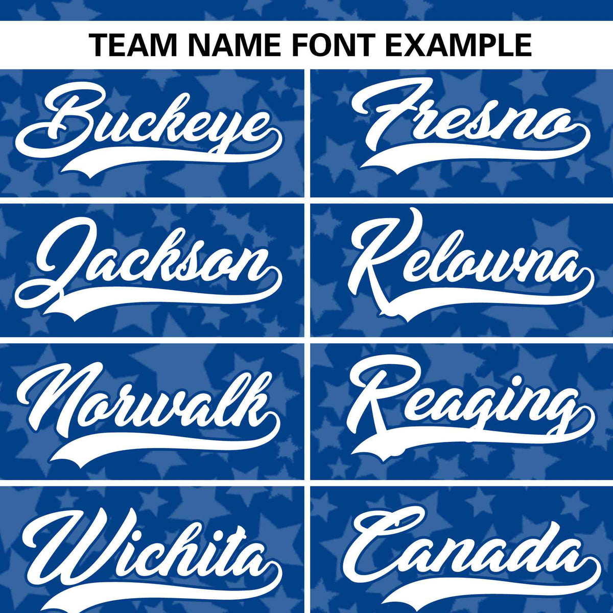 Custom Royal White Personalized Star Graffiti Pattern Authentic Baseball Jersey