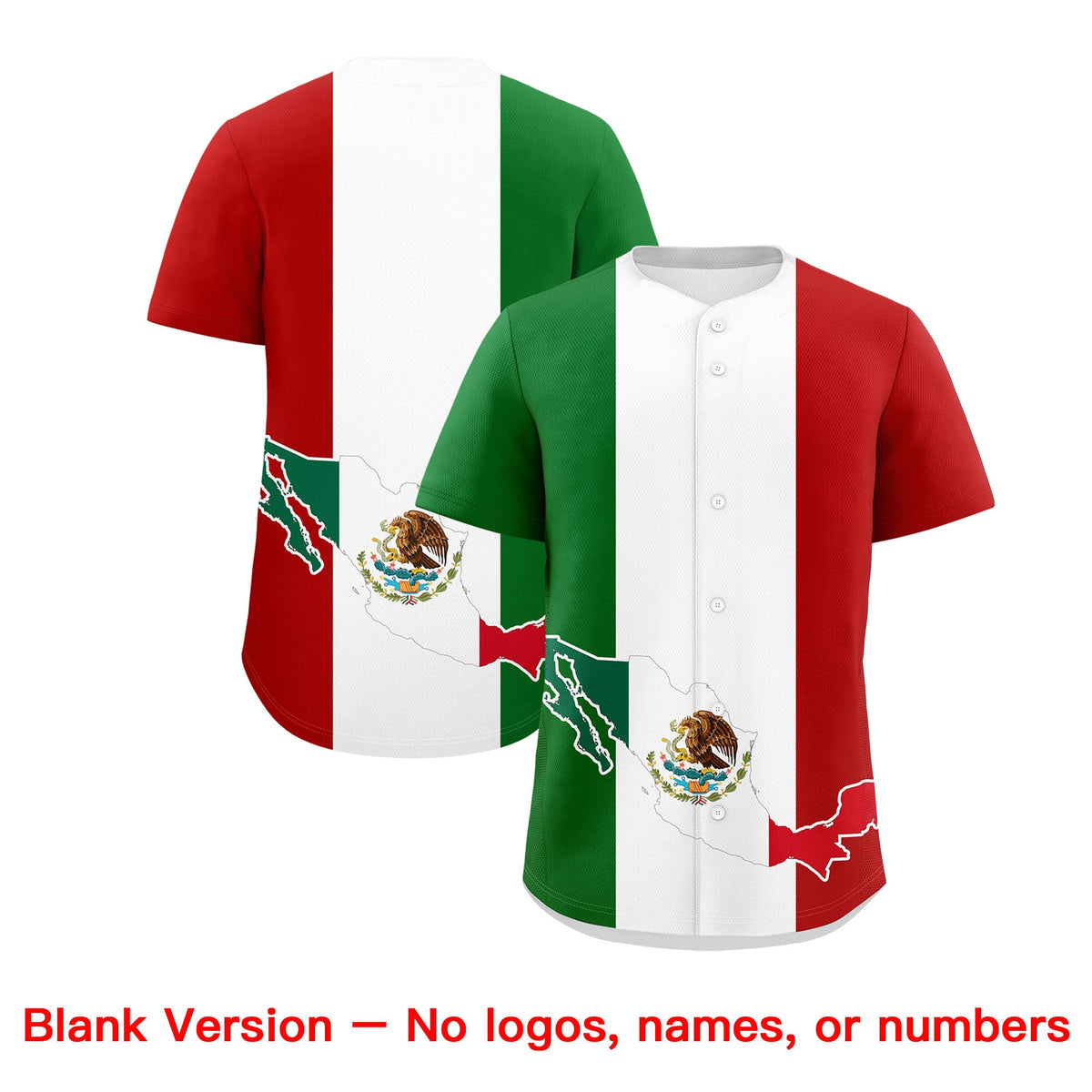 Custom Kelly Green White Red Graffiti Pattern Mexican style Stretch Fabric Baseball Jersey| KXKSHOP