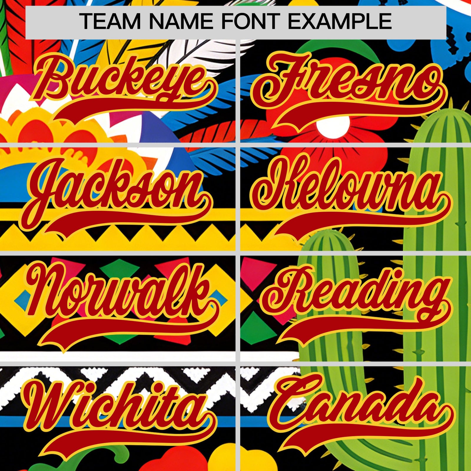 Custom Black Red Gold Graffiti Pattern Mexican style Stretch Fabric Baseball Jersey| KXKSHOP