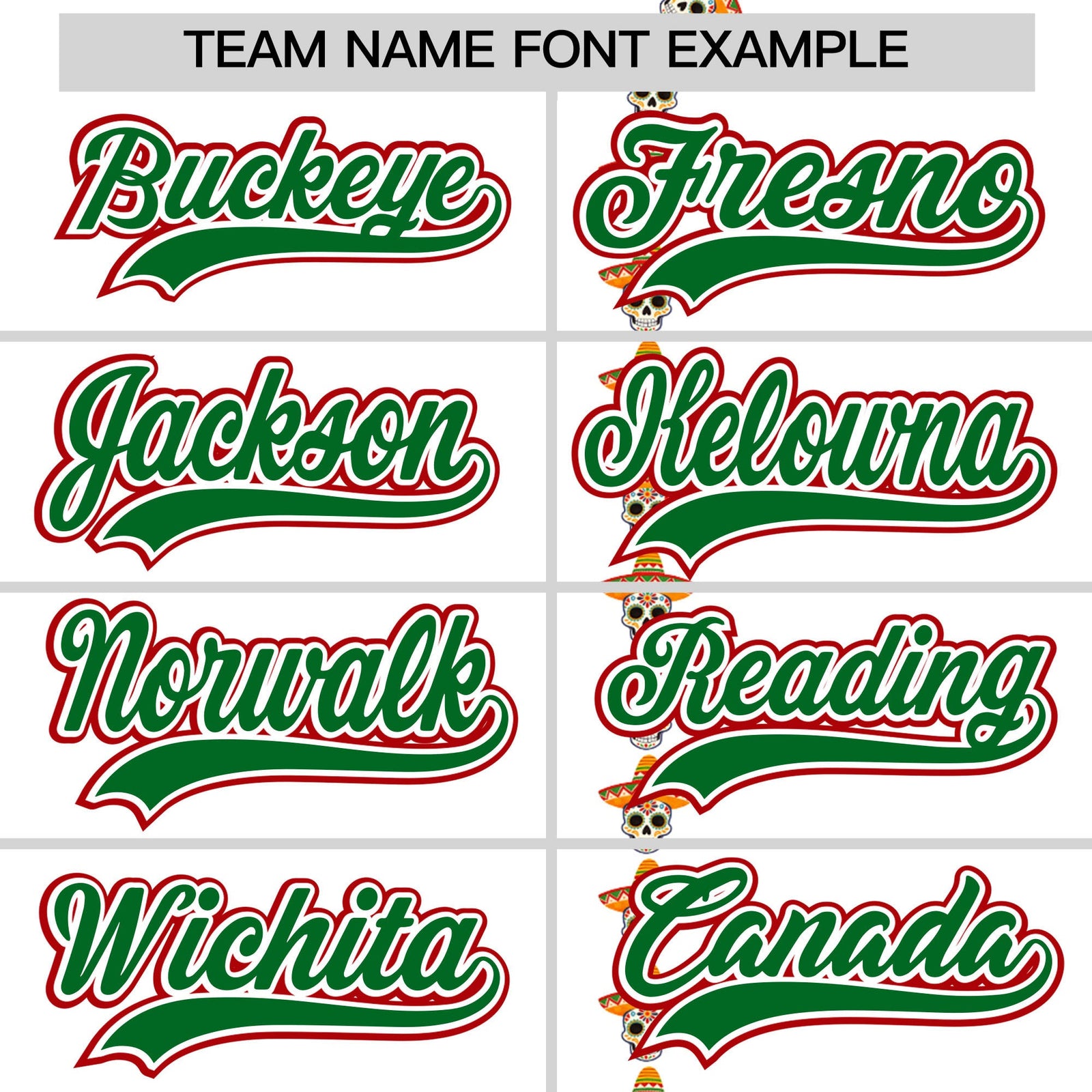 Custom White Kelly Green Red Graffiti Pattern Mexican style Stretch Fabric Baseball Jersey| KXKSHOP