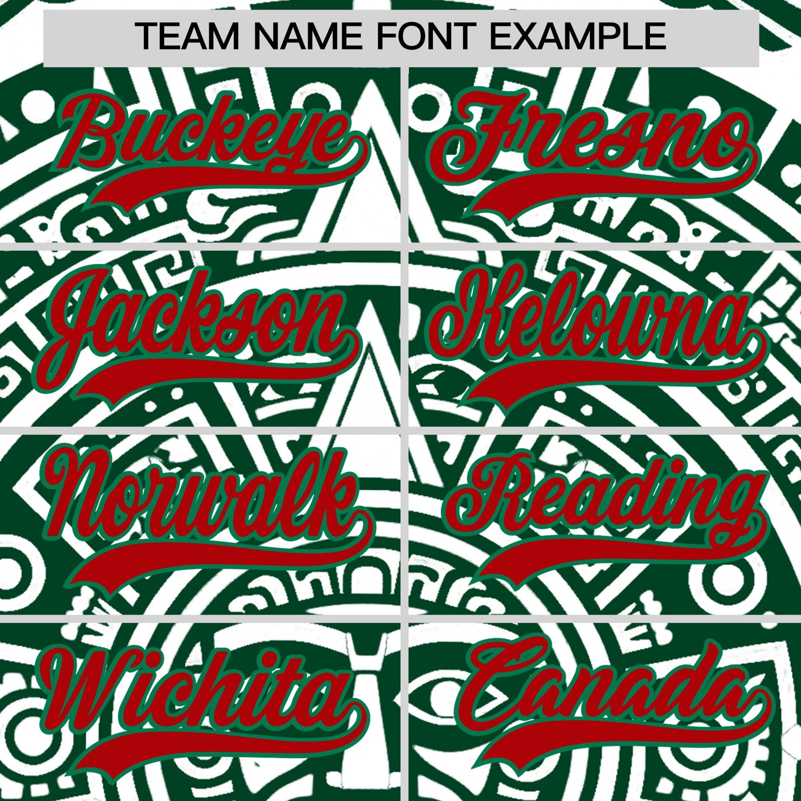 Custom White Dark Green Red Graffiti Pattern Mexican style Stretch Fabric Baseball Jersey| KXKSHOP