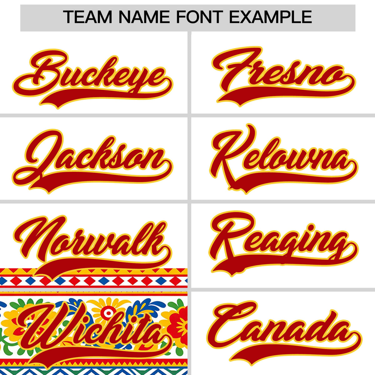Custom White Red Gold Graffiti Pattern Mexican style Stretch Fabric Baseball Jersey| KXKSHOP