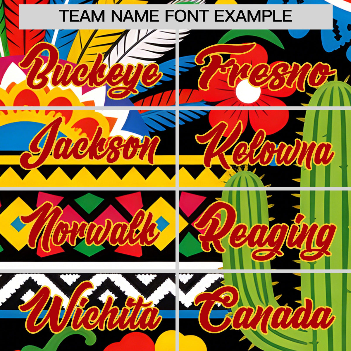 Custom Black Red Gold Graffiti Pattern Mexican style Stretch Fabric Baseball Jersey| KXKSHOP