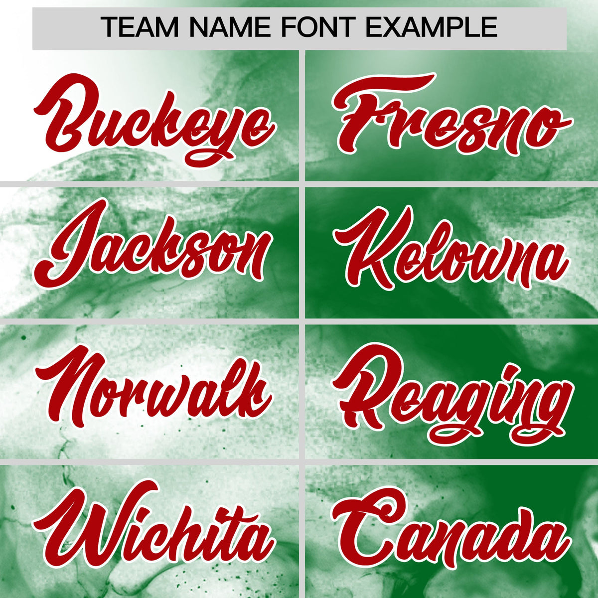 Custom White Red Kelly Green Graffiti Pattern Mexican style Stretch Fabric Baseball Jersey| KXKSHOP