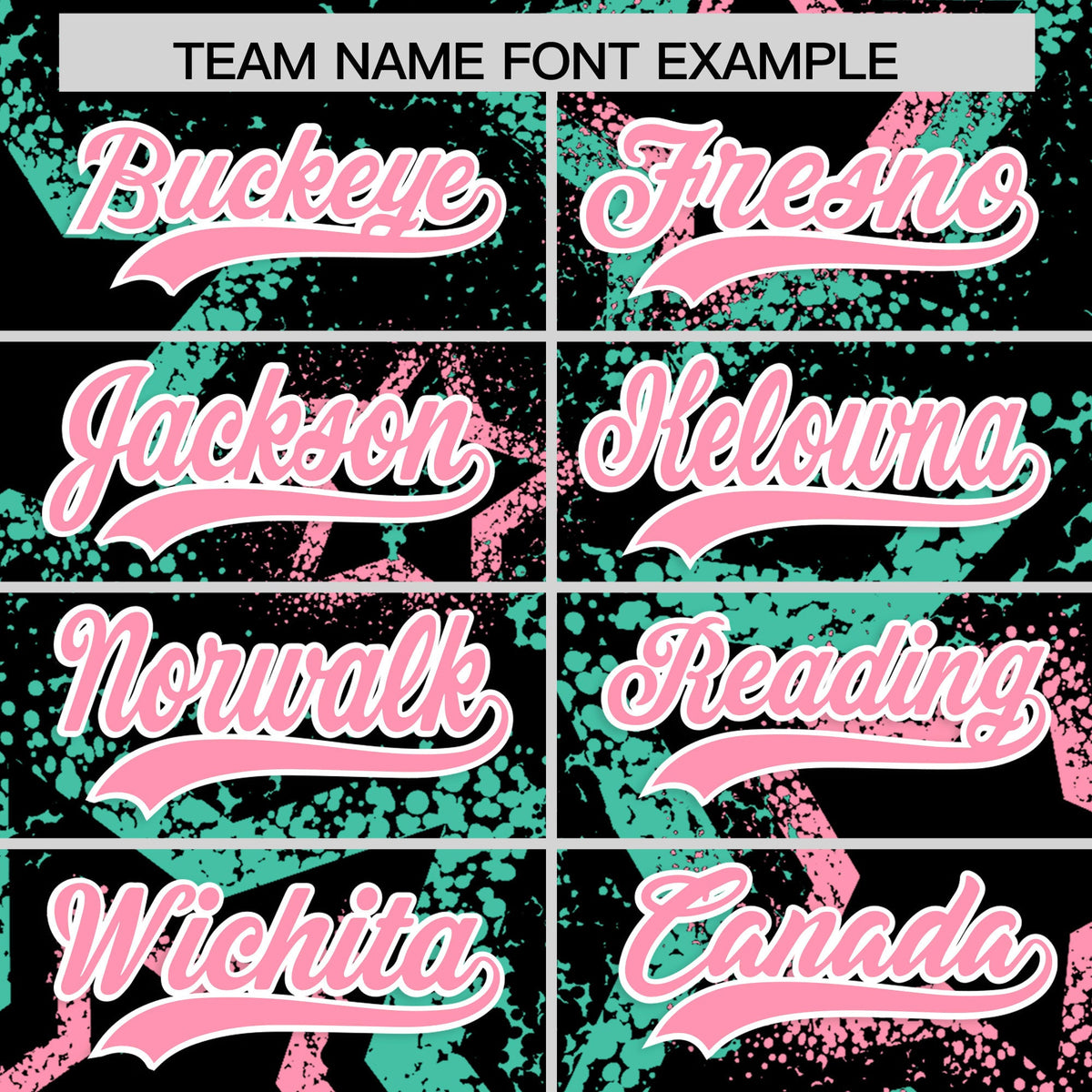 Custom Black Light Pink White Star-Shaped Ink Texture Graffiti Pattern Baseball Jersey | Sublimation Printed &amp; Stitched,Add Name and Numbern,Perfect for Parties,Perfect for Training | KXKSHOP