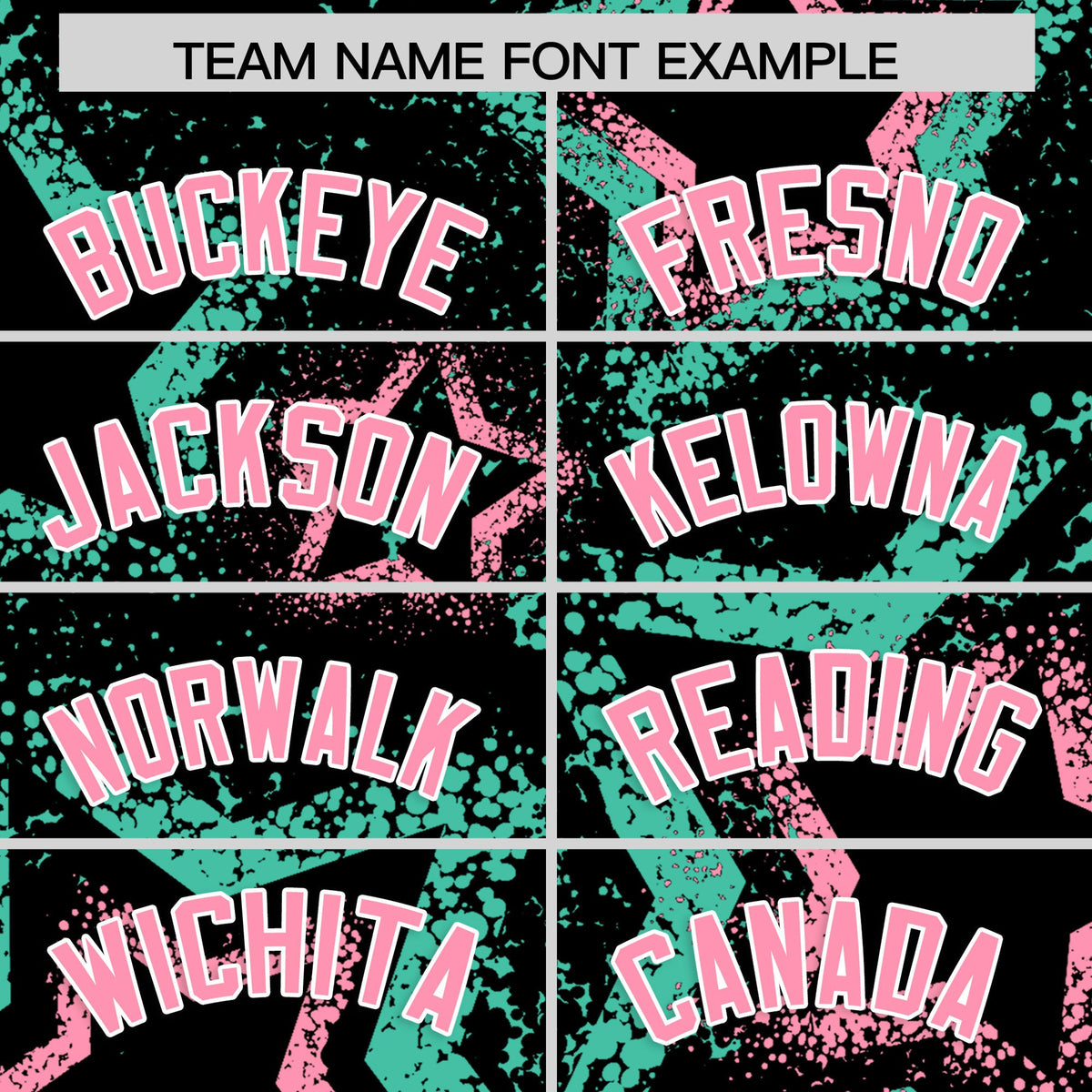 Custom Black Light Pink White Star-Shaped Ink Texture Graffiti Pattern Baseball Jersey | Sublimation Printed &amp; Stitched,Add Name and Numbern,Perfect for Parties,Perfect for Training | KXKSHOP