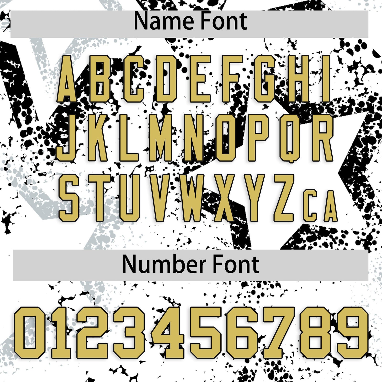 Custom White Silver Old Gold Star-Shaped Ink Texture Graffiti Pattern Baseball Jersey | Sublimation Printed & Stitched,Add Name and Numbern,Perfect for Parties,Perfect for Training | KXKSHOP