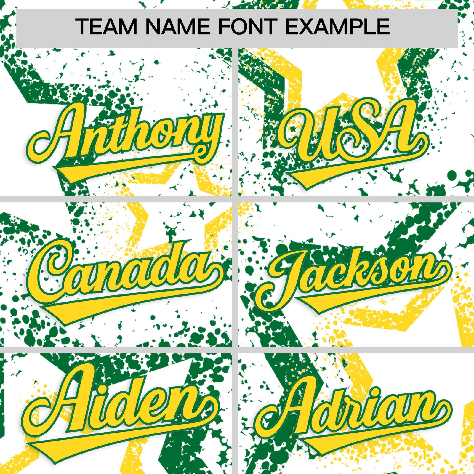 Custom White Kelly Green Gold Star-Shaped Ink Texture Graffiti Pattern Baseball Jersey | Sublimation Printed & Stitched,Add Name and Numbern,Perfect for Parties,Perfect for Training | KXKSHOP