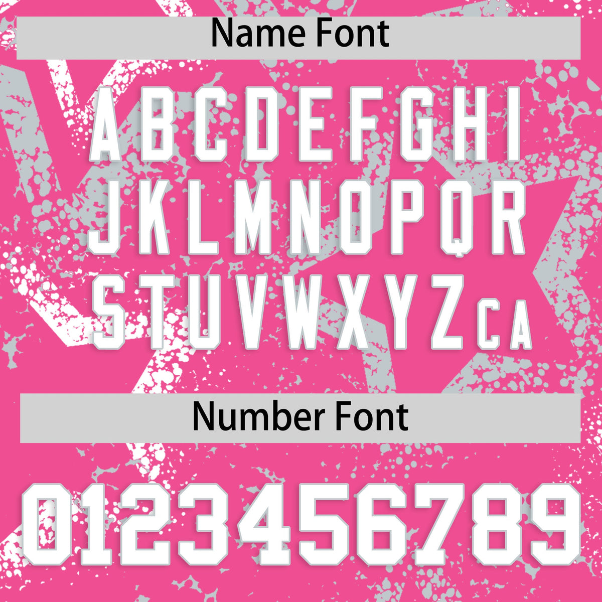 Custom Pink White Silver Star-Shaped Ink Texture Graffiti Pattern Baseball Jersey | Sublimation Printed & Stitched,Add Name and Numbern,Perfect for Parties,Perfect for Training | KXKSHOP