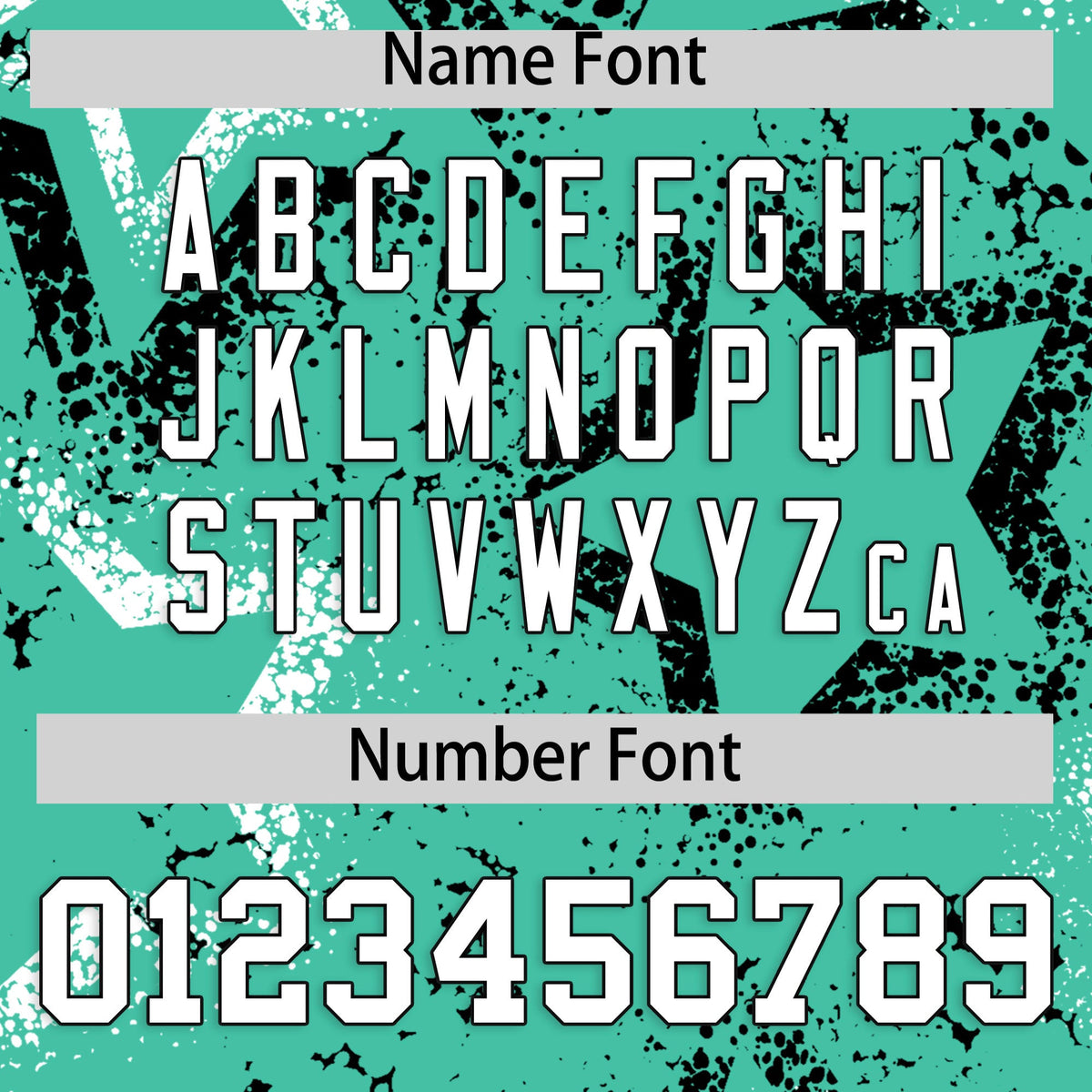 Custom Bright Green White Black Star-Shaped Ink Texture Graffiti Pattern Baseball Jersey | Sublimation Printed &amp; Stitched,Add Name and Numbern,Perfect for Parties,Perfect for Training | KXKSHOP