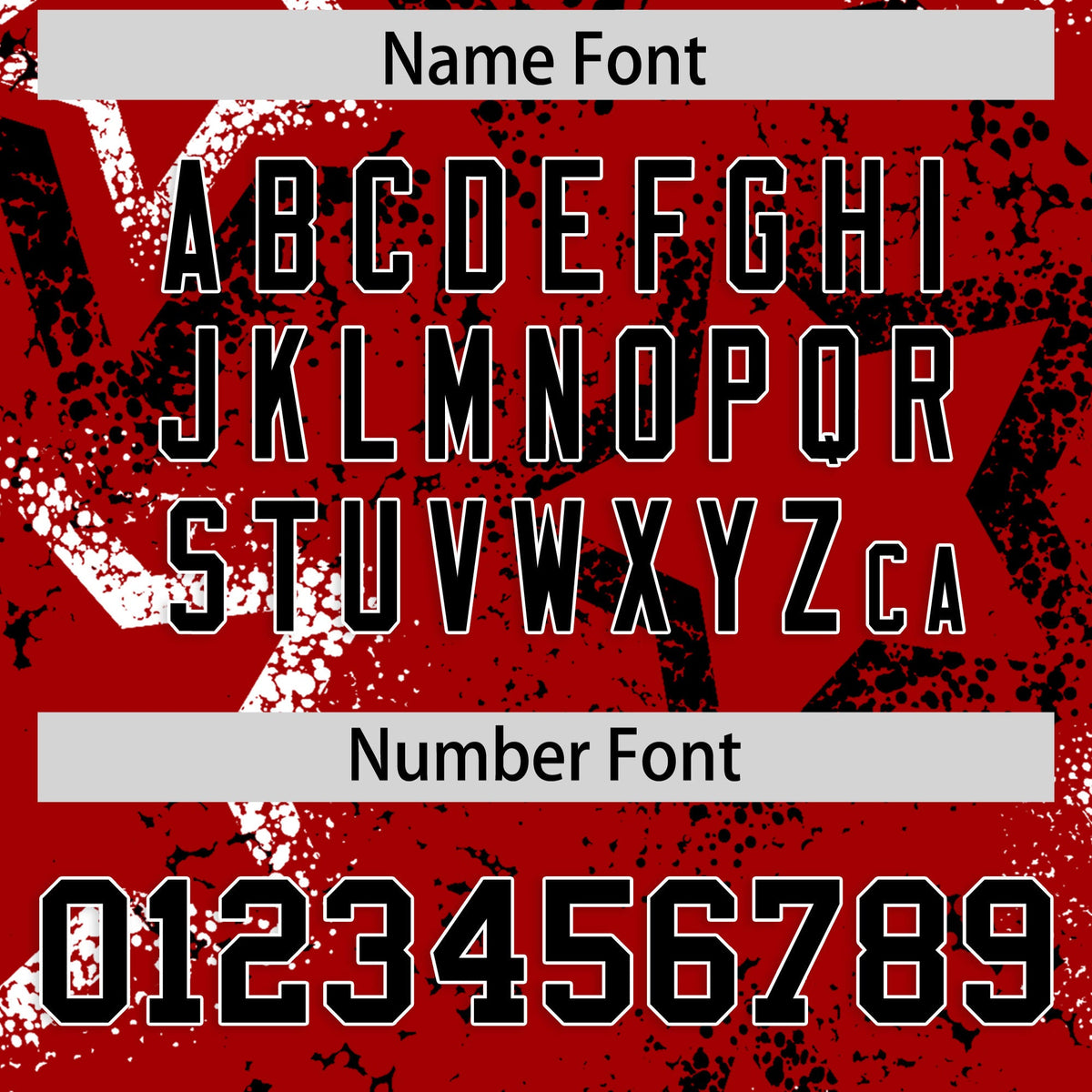 Custom Red White Black Star-Shaped Ink Texture Graffiti Pattern Baseball Jersey | Sublimation Printed &amp; Stitched,Add Name and Numbern,Perfect for Parties,Perfect for Training | KXKSHOP