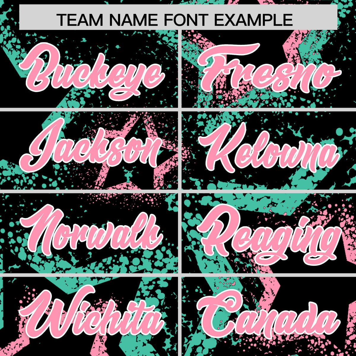 Custom Black Light Pink White Star-Shaped Ink Texture Graffiti Pattern Baseball Jersey | Sublimation Printed &amp; Stitched,Add Name and Numbern,Perfect for Parties,Perfect for Training | KXKSHOP