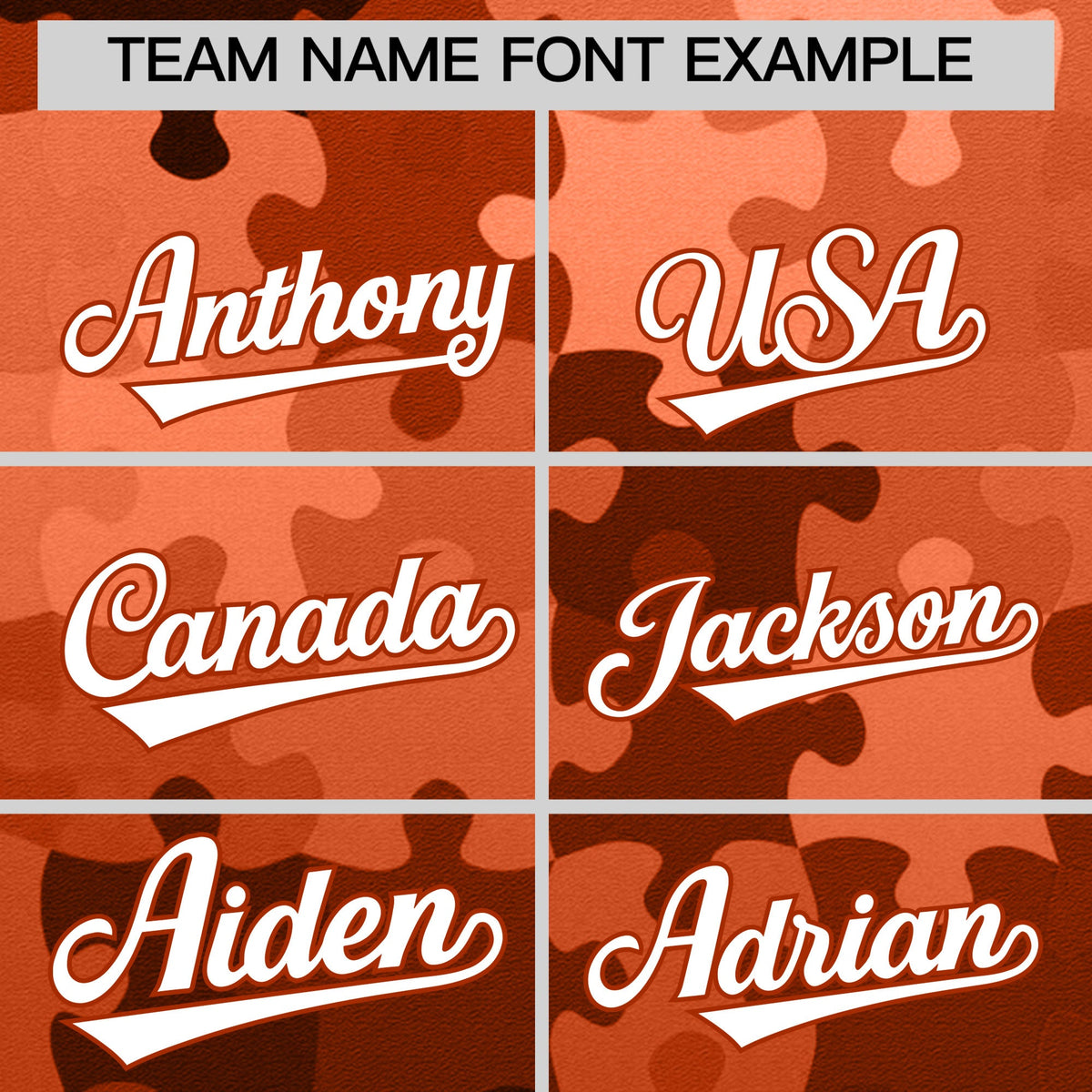 Custom White Dark Orange Puzzle Elements Baseball Jersey | Sublimation Printed & Stitched,Add Name and Numbern,Perfect for Teams | KXKSHOP