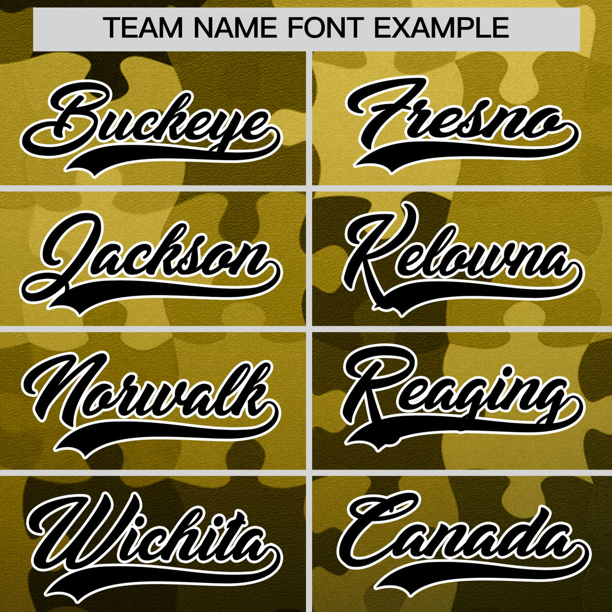 Custom Old Gold White Black Puzzle Elements Baseball Jersey | Sublimation Printed &amp; Stitched,Add Name and Numbern,Perfect for Teams | KXKSHOP