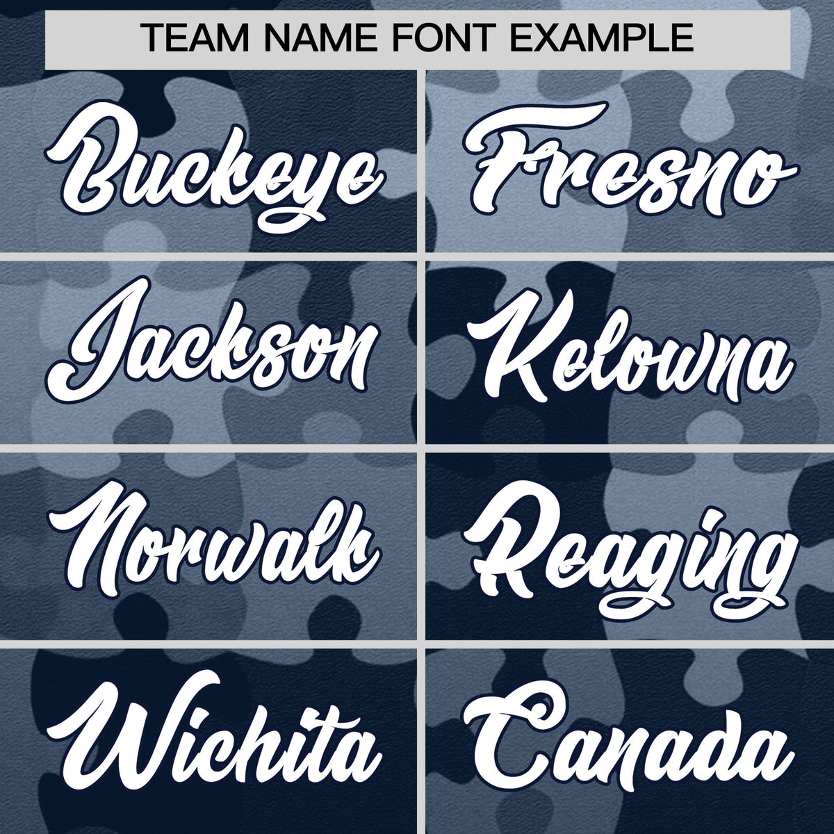 Custom White Navy Puzzle Elements Baseball Jersey | Sublimation Printed &amp; Stitched,Add Name and Numbern,Perfect for Teams | KXKSHOP