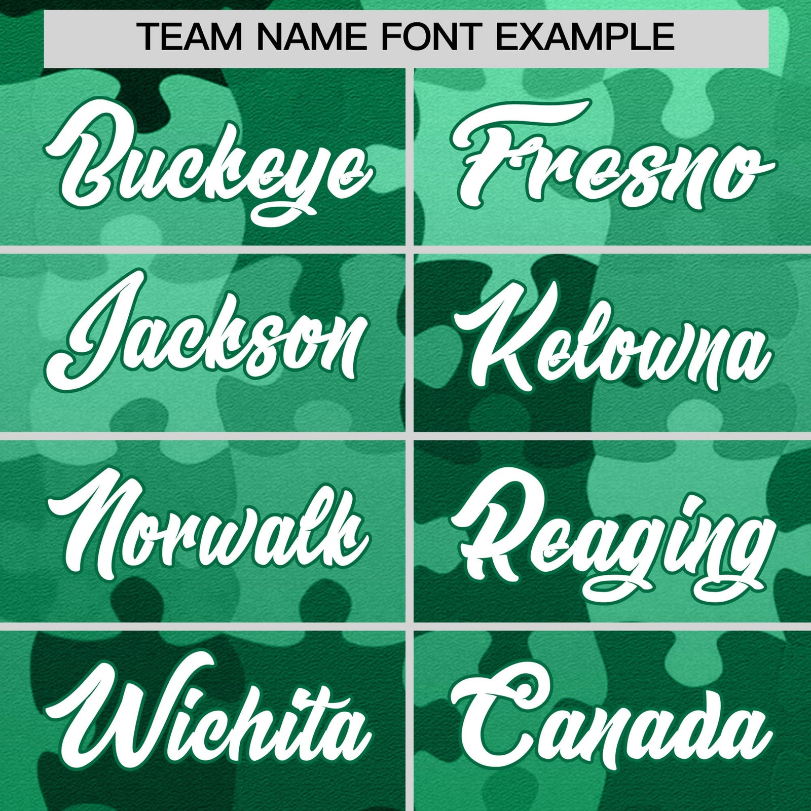 Custom White Kelly Green Puzzle Elements Baseball Jersey | Sublimation Printed & Stitched,Add Name and Numbern,Perfect for Teams | KXKSHOP