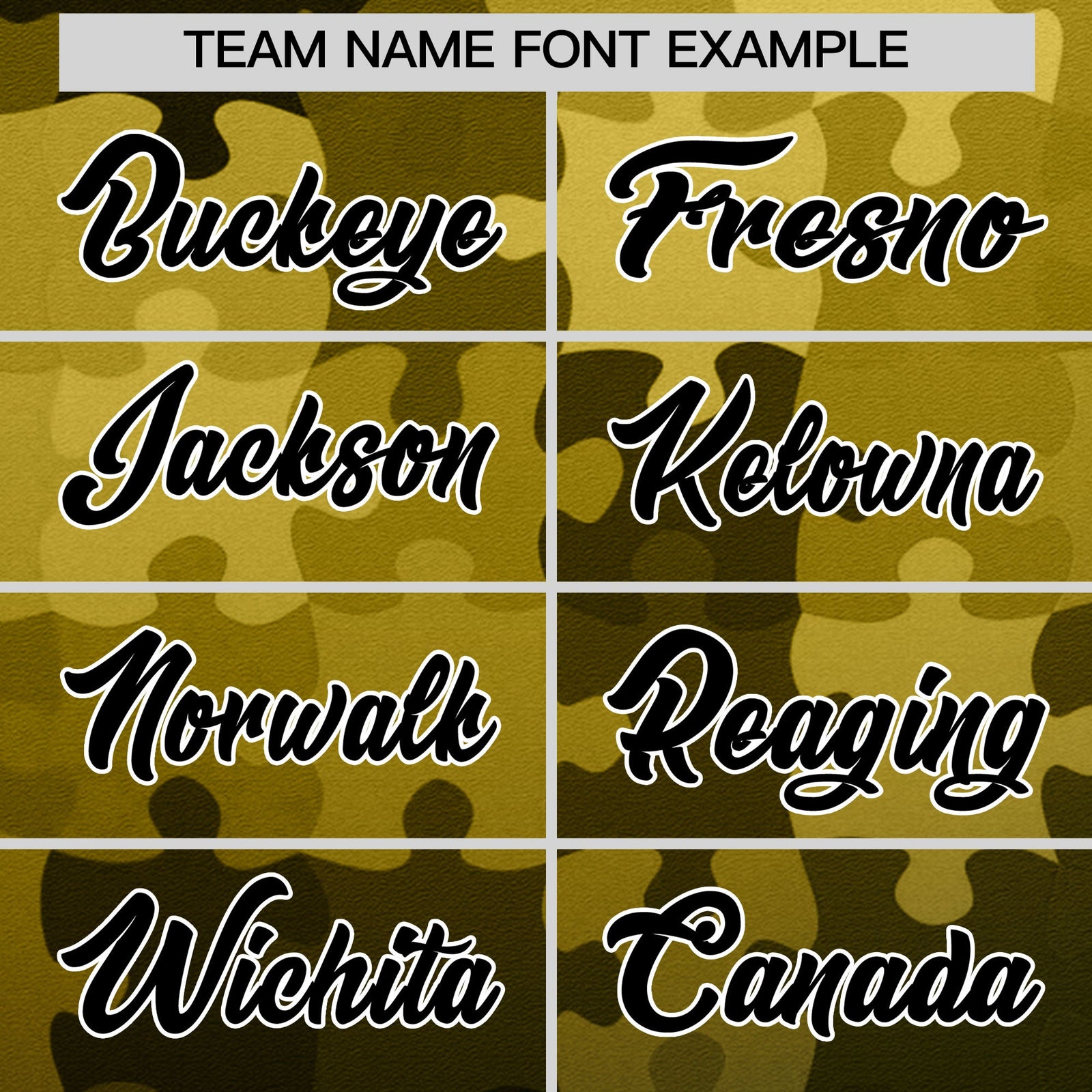 Custom Old Gold White Black Puzzle Elements Baseball Jersey | Sublimation Printed & Stitched,Add Name and Numbern,Perfect for Teams | KXKSHOP