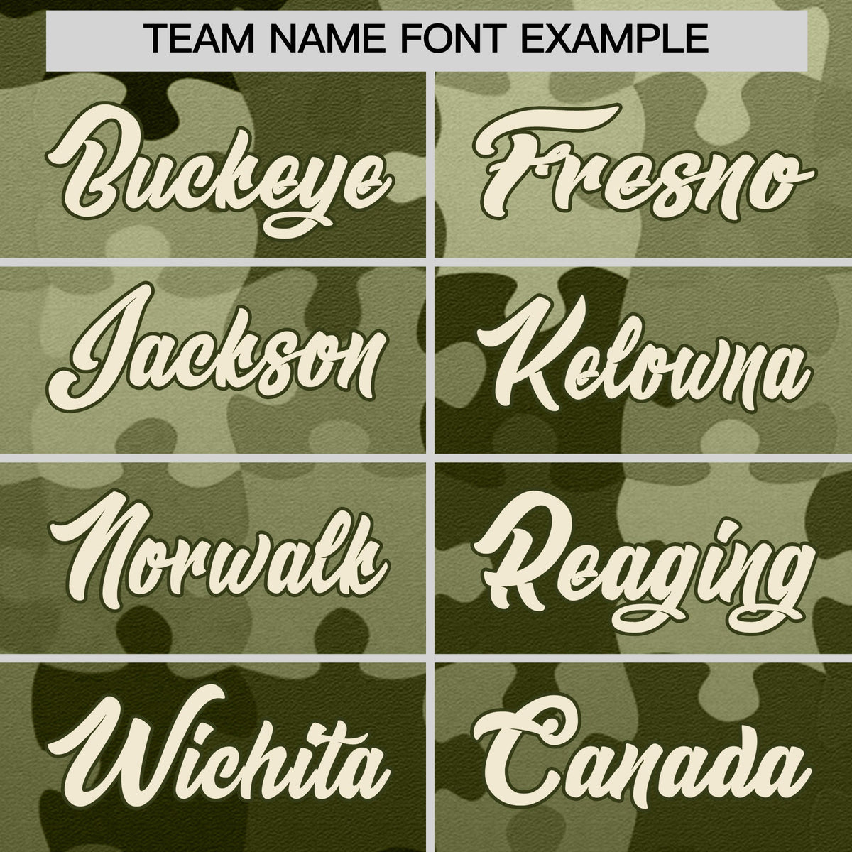 Custom Cream Olive Puzzle Elements Baseball Jersey | Sublimation Printed &amp; Stitched,Add Name and Numbern,Perfect for Teams | KXKSHOP