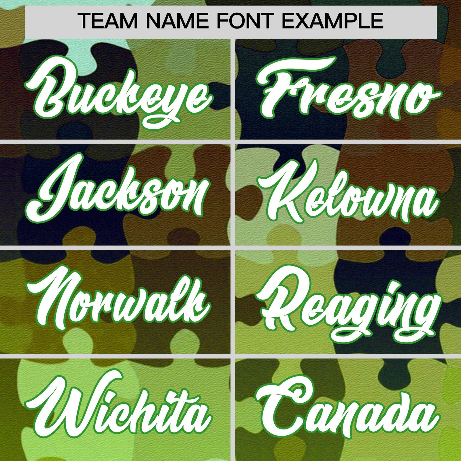 Custom Light Green White Puzzle Elements Baseball Jersey | Sublimation Printed & Stitched,Add Name and Numbern,Perfect for Teams | KXKSHOP