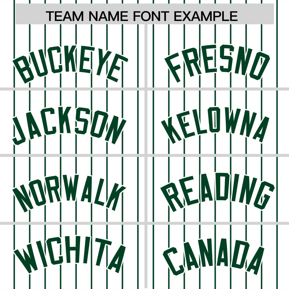 Custom White Green Pinstripe Personalized Two-Tone Authentic Baseball Jersey