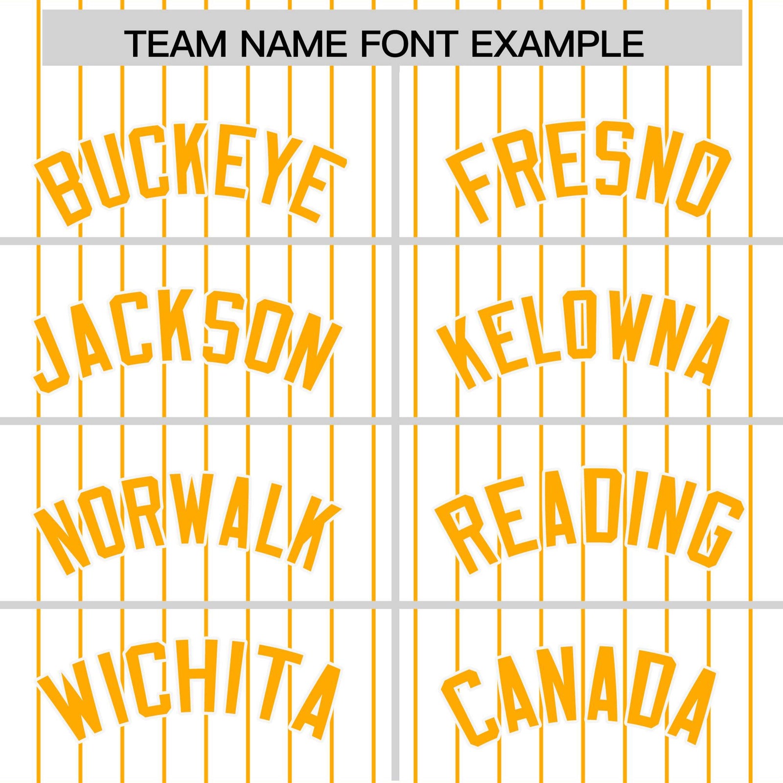 Custom White Yellow Pinstripe Personalized Two-Tone Authentic Baseball Jersey