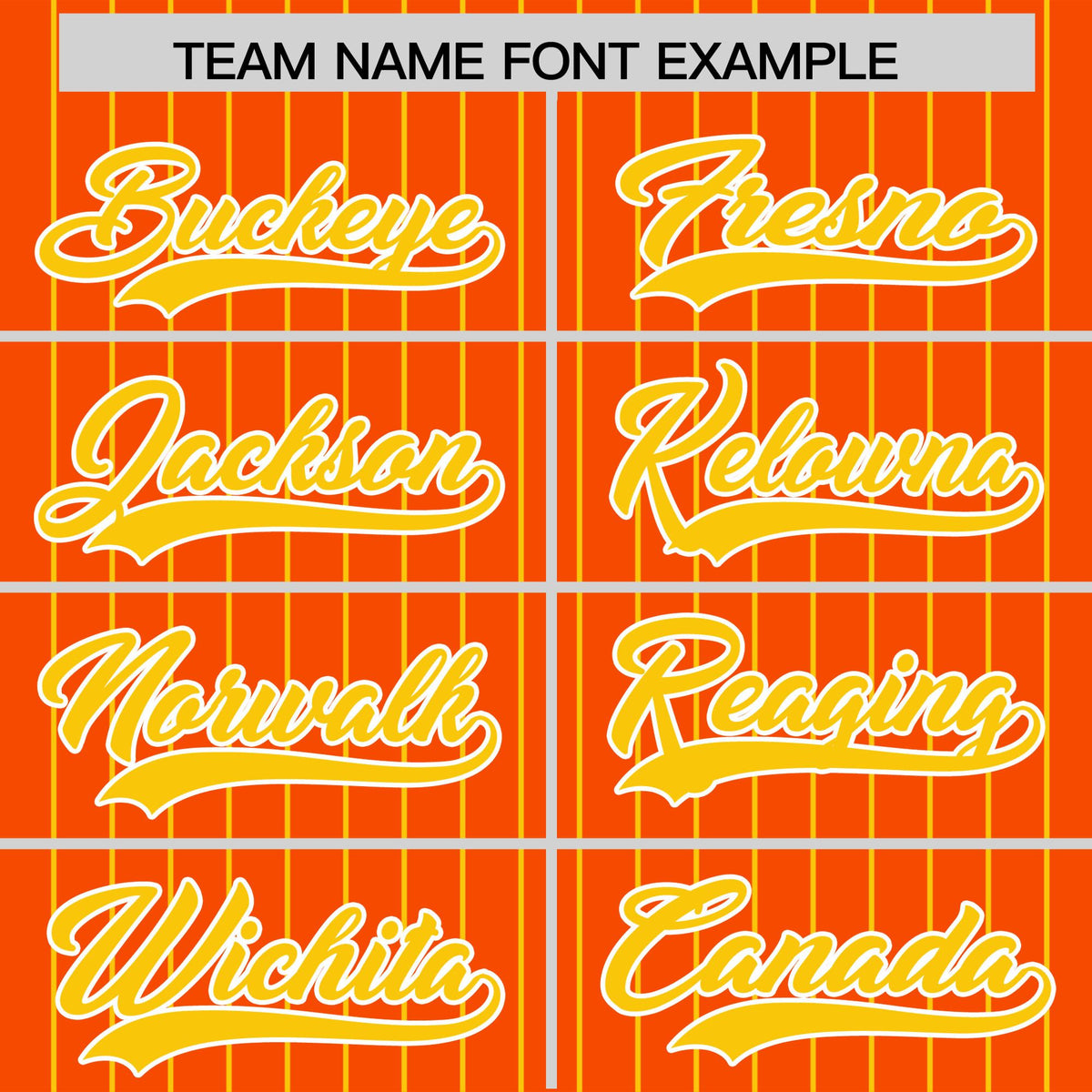 Custom Orange Gold Pinstripe Personalized Two-Tone Authentic Baseball Jersey