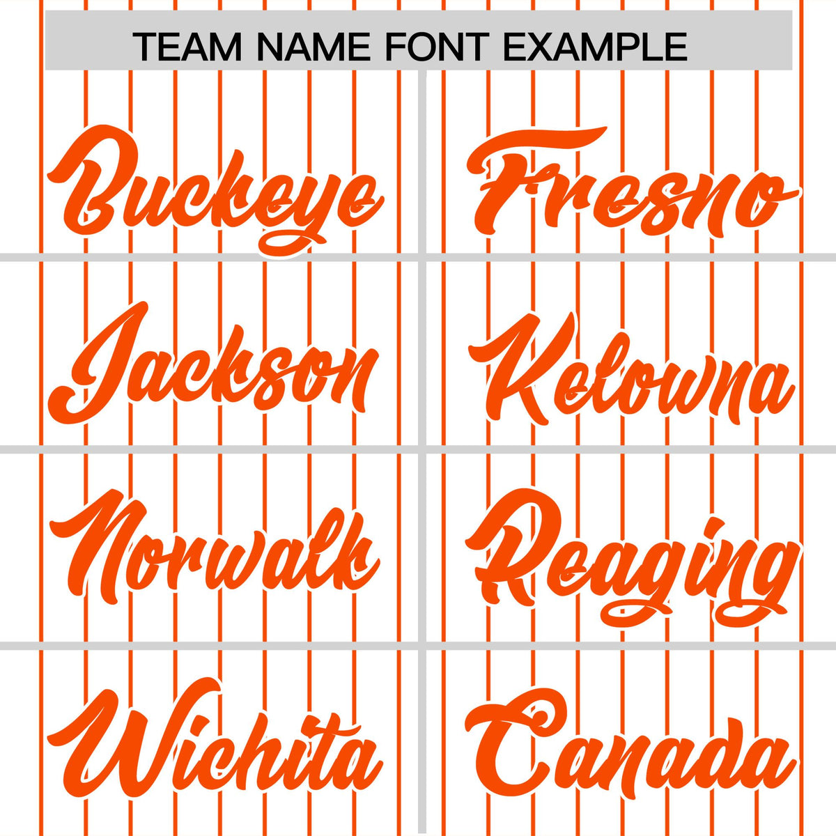 Custom White Orange Pinstripe Personalized Two-Tone Authentic Baseball Jersey