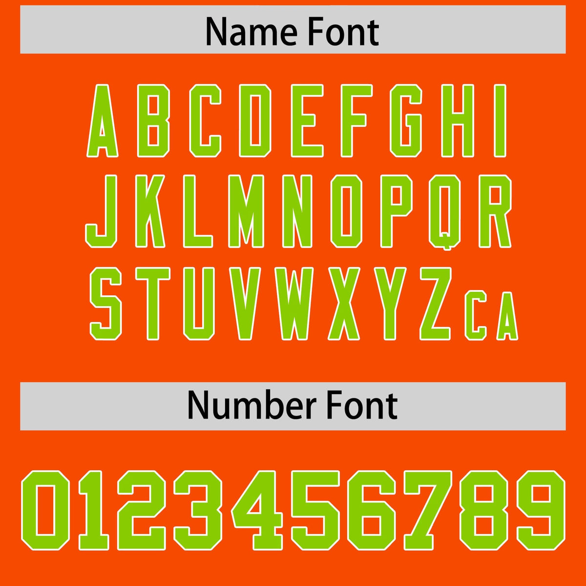 Custom Neon Green Orange Pinstripe Personalized Two-Tone Authentic Baseball Jersey