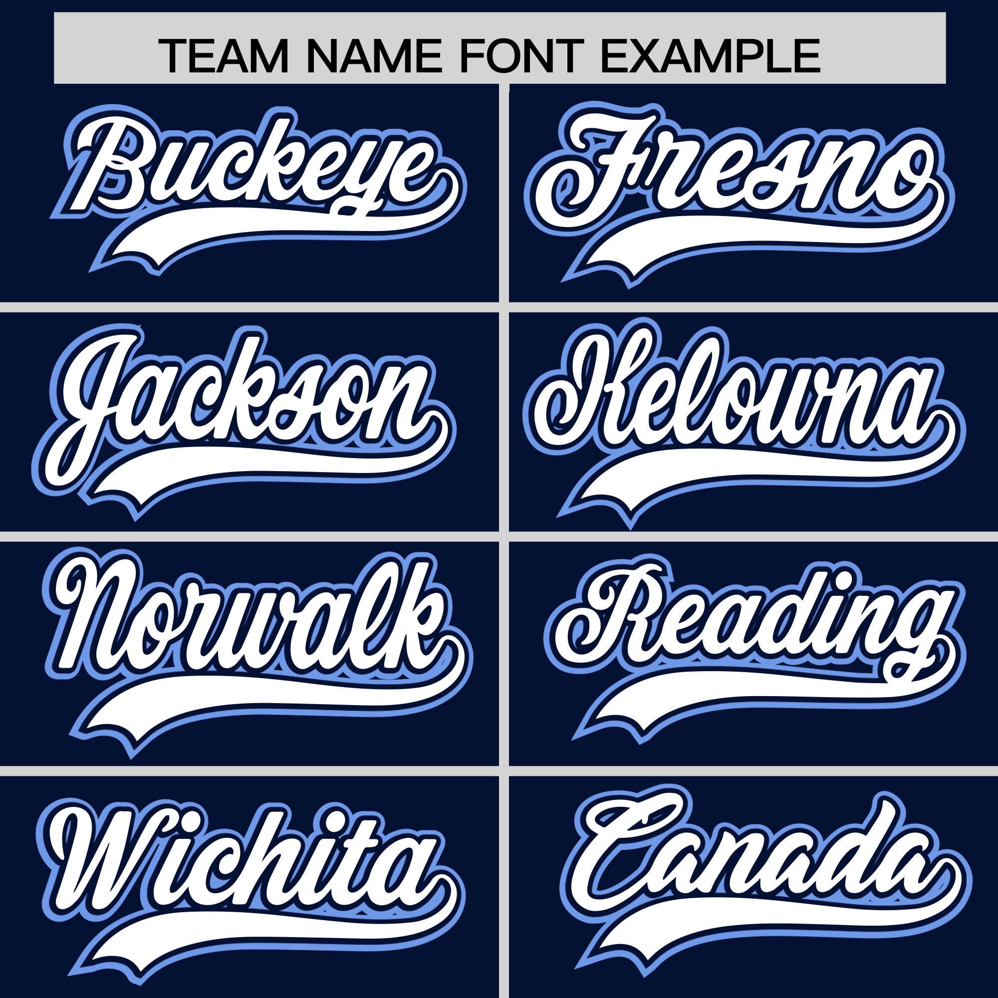 Custom Navy Light Blue Personalized Color Block Authentic Baseball jersey