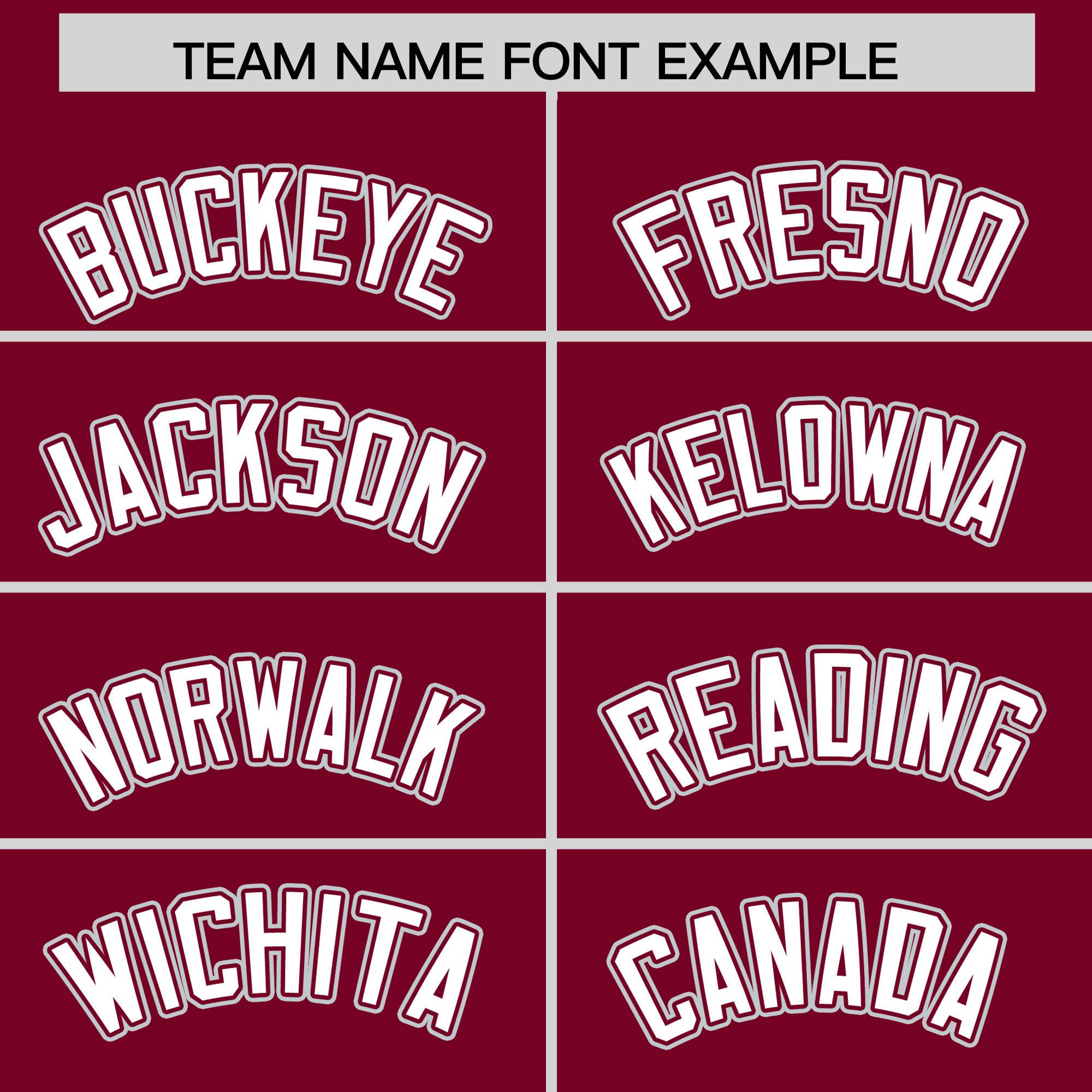 Custom Crimson Silver Personalized Color Block Authentic Baseball jersey