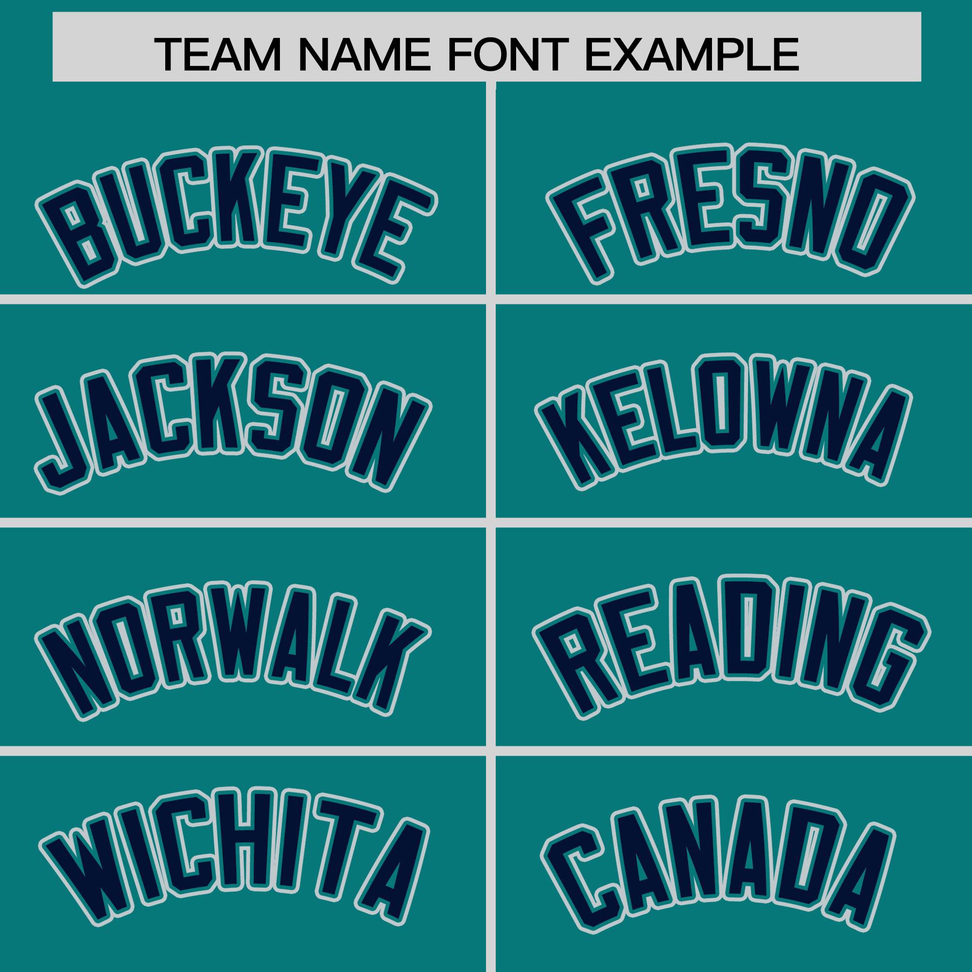 Custom Aqua Navy Personalized Color Block Authentic Baseball jersey