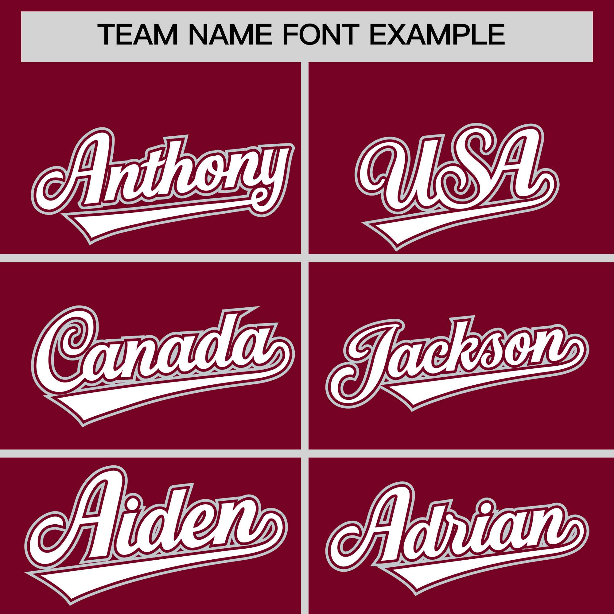 Custom Crimson Silver Personalized Color Block Authentic Baseball jersey