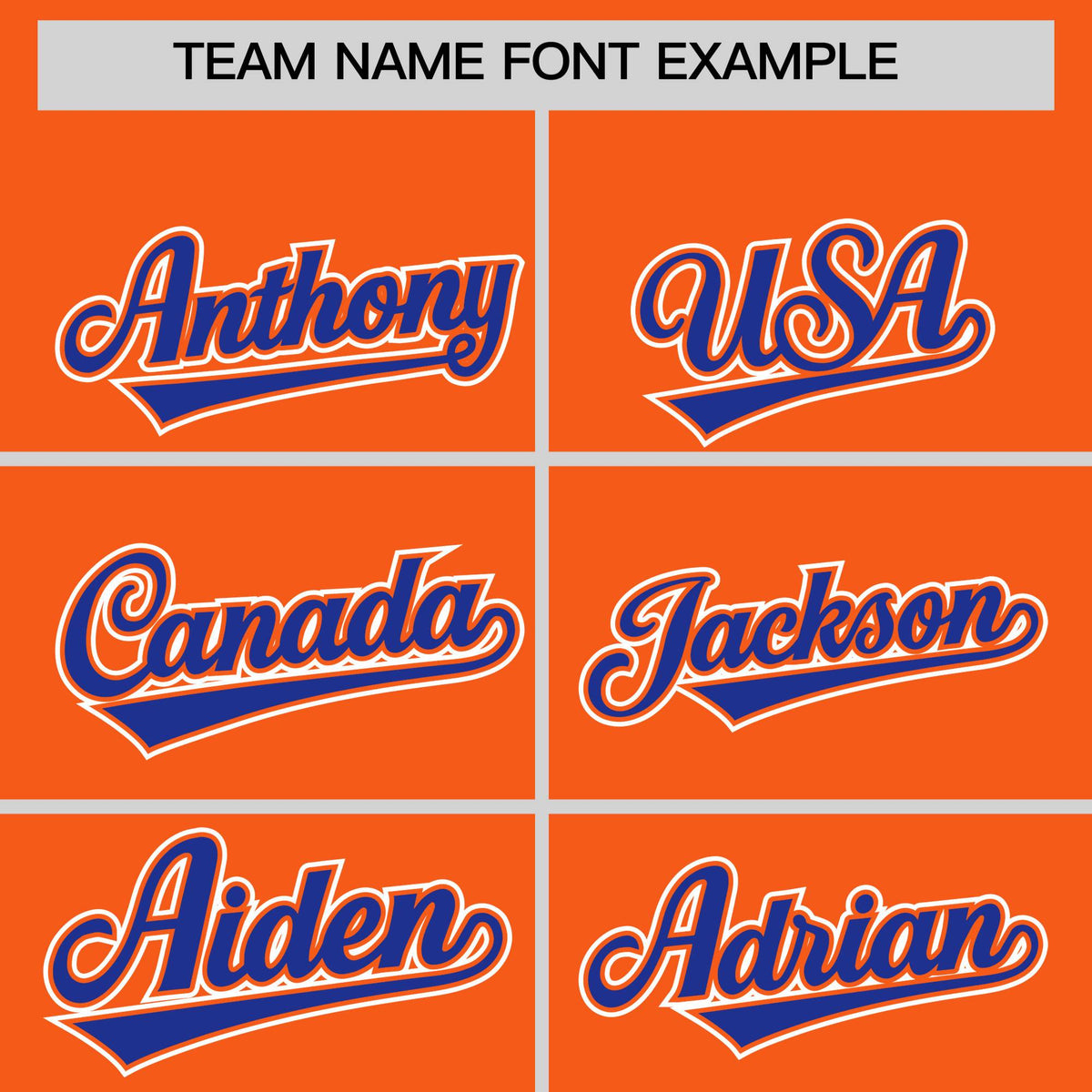 Custom Orange Royal Personalized Color Block Authentic Baseball jersey