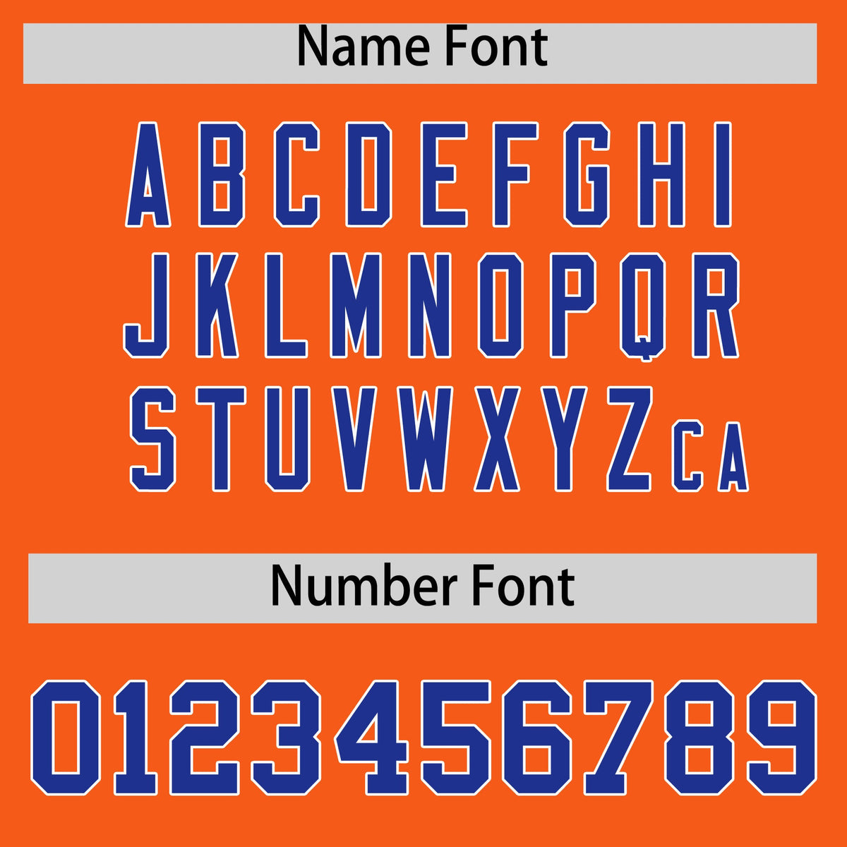 Custom Orange Royal Personalized Color Block Authentic Baseball jersey