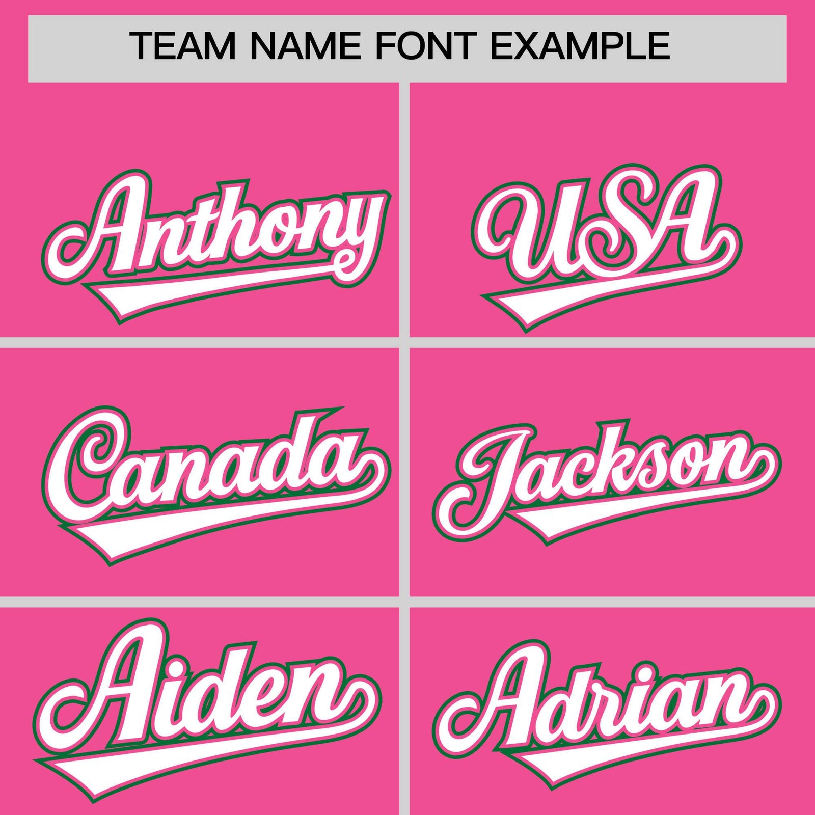 Custom Pink Kelly Green Personalized Color Block Authentic Baseball jersey