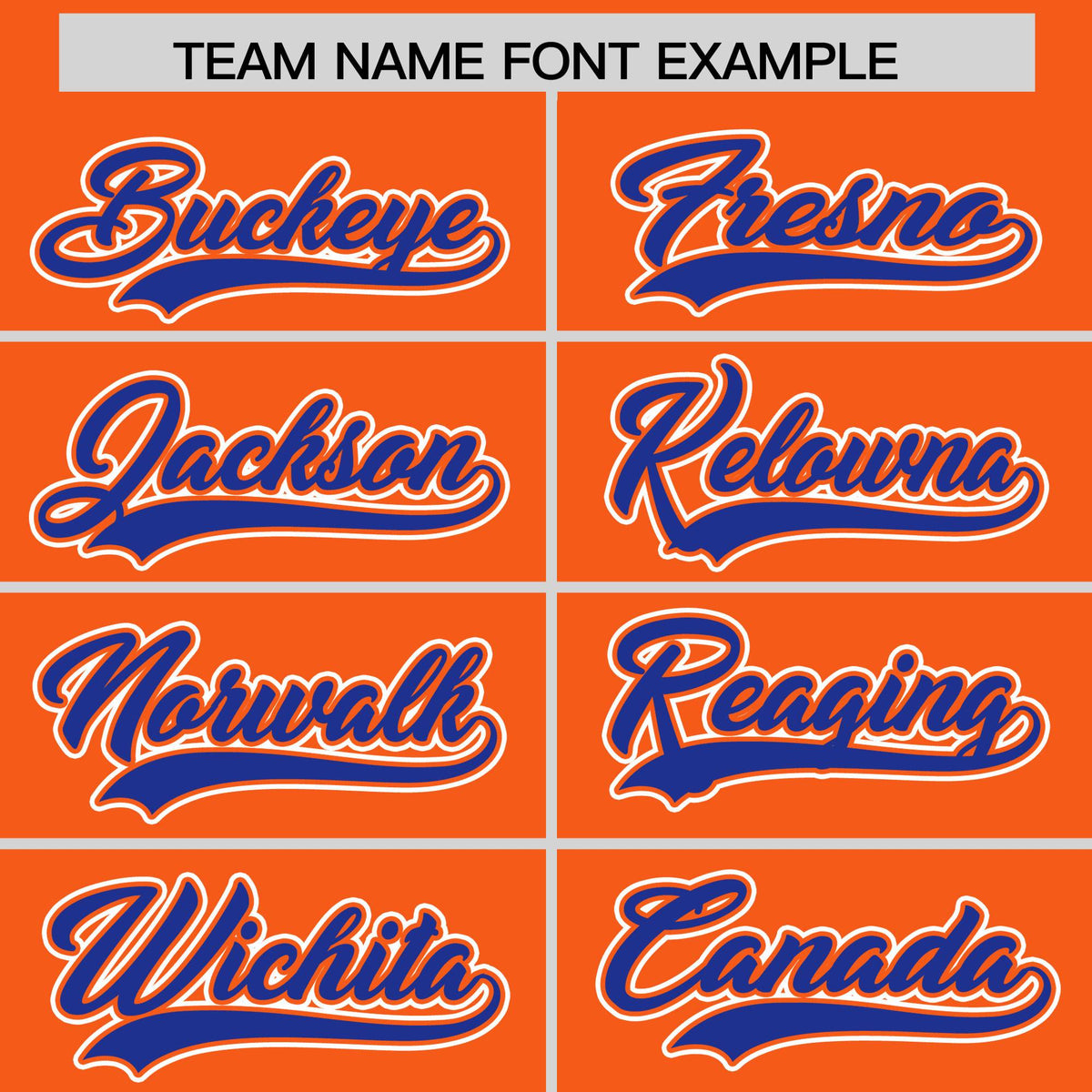 Custom Orange Royal Personalized Color Block Authentic Baseball jersey