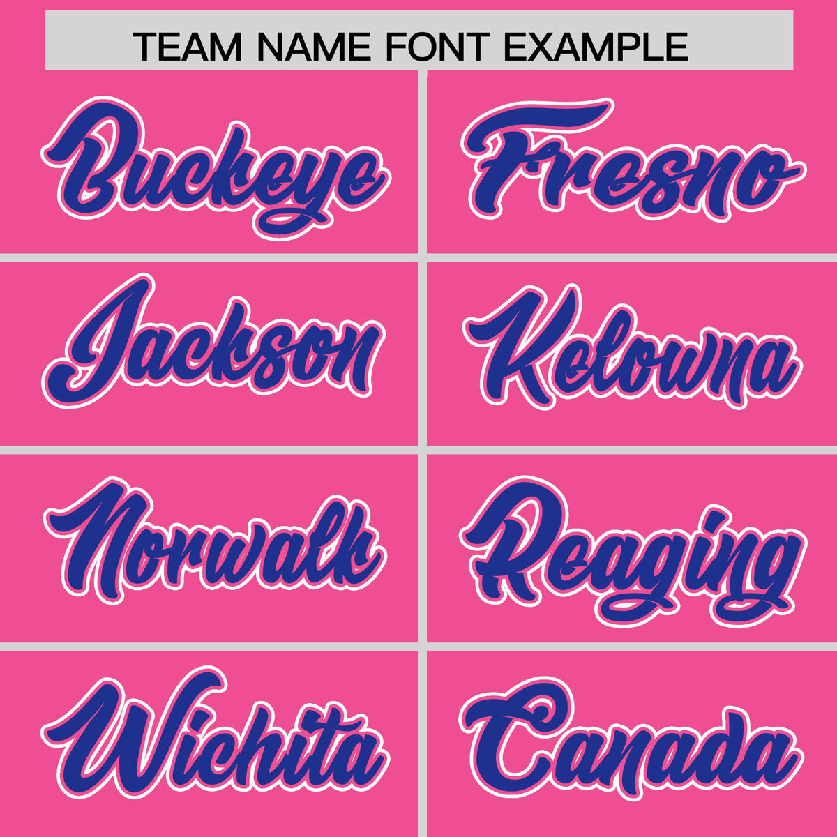 Custom Pink Royal Personalized Color Block Authentic Baseball jersey