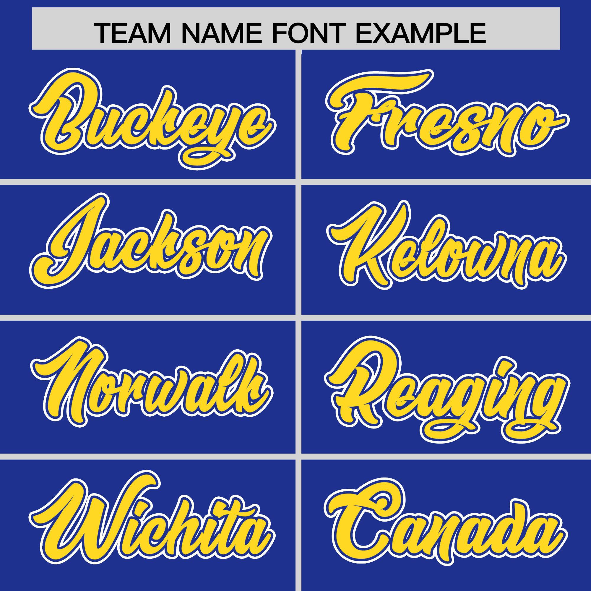 Custom Royal Gold Personalized Color Block Authentic Baseball jersey