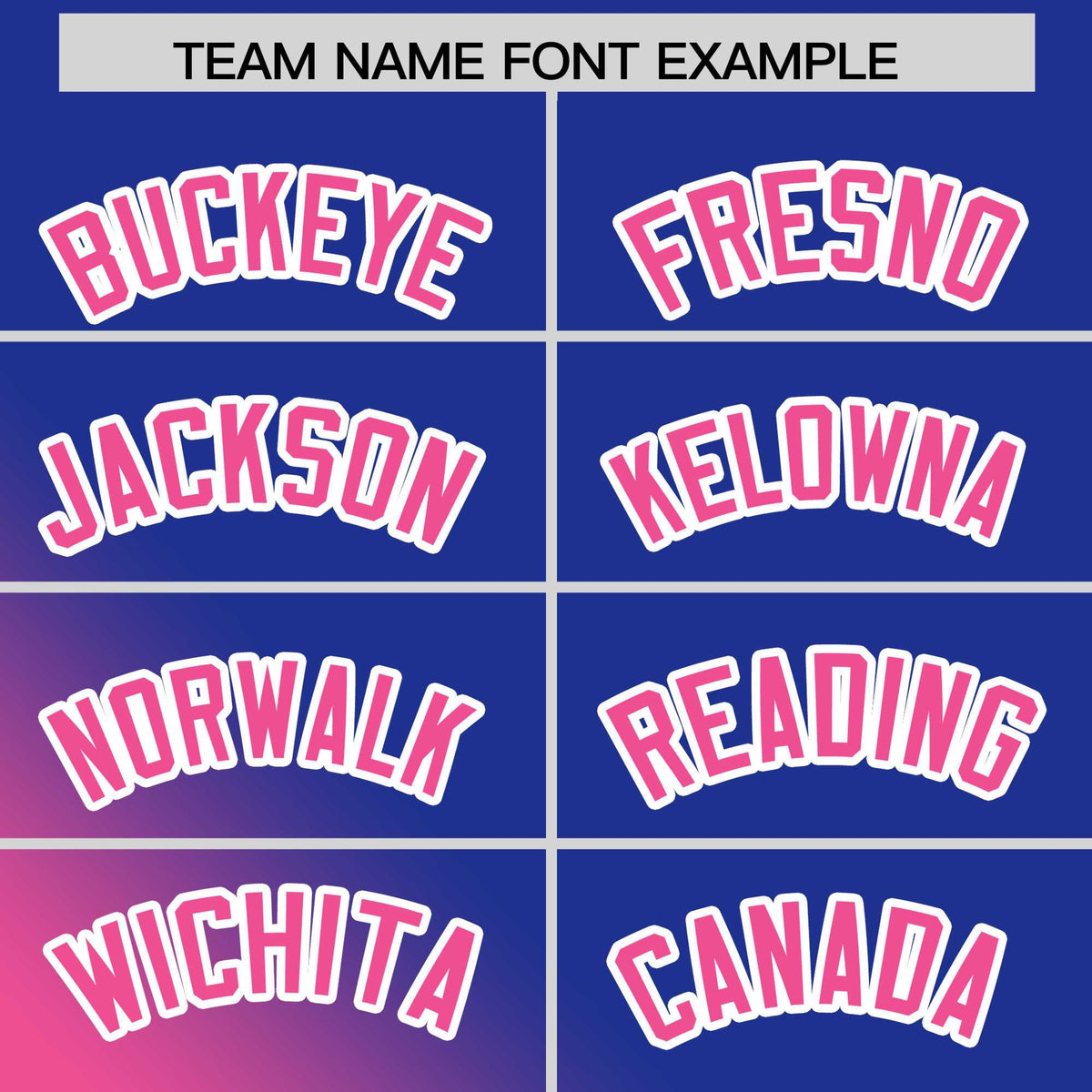 Custom Royal Pink Diagonal Stripe Personalized Gradient Fashion Baseball Jersey