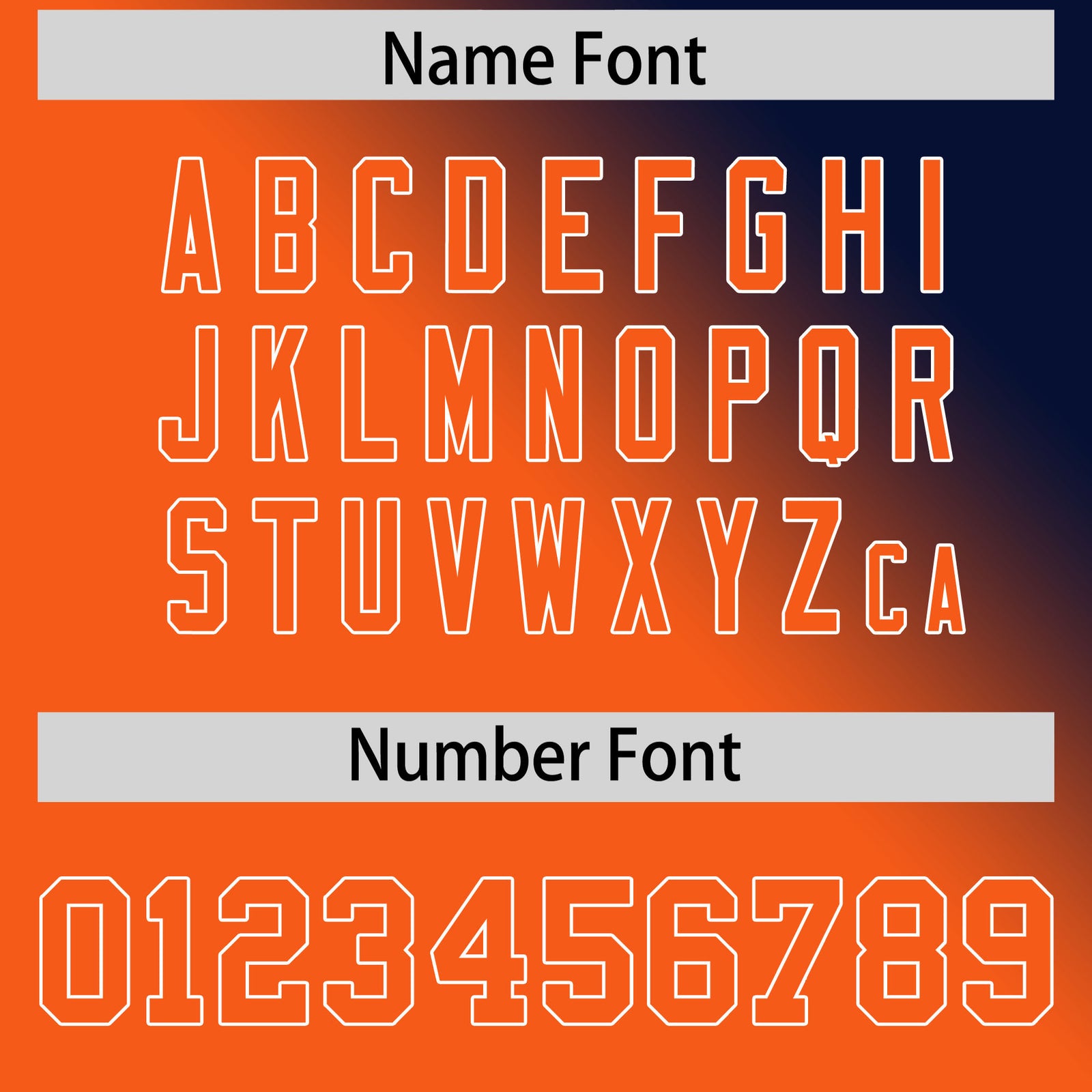 Custom Navy Orange Diagonal Stripe Personalized Gradient Fashion Baseball Jersey