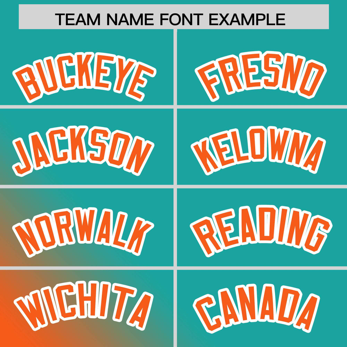 Custom Aqua Orange Diagonal Stripe Personalized Gradient Fashion Baseball Jersey