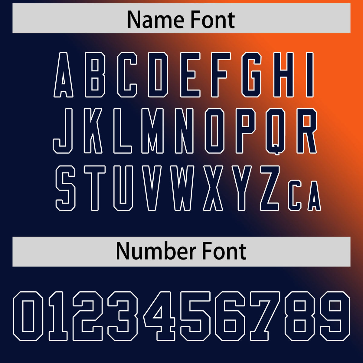 Custom Orange Navy Diagonal Stripe Personalized Gradient Fashion Baseball Jersey