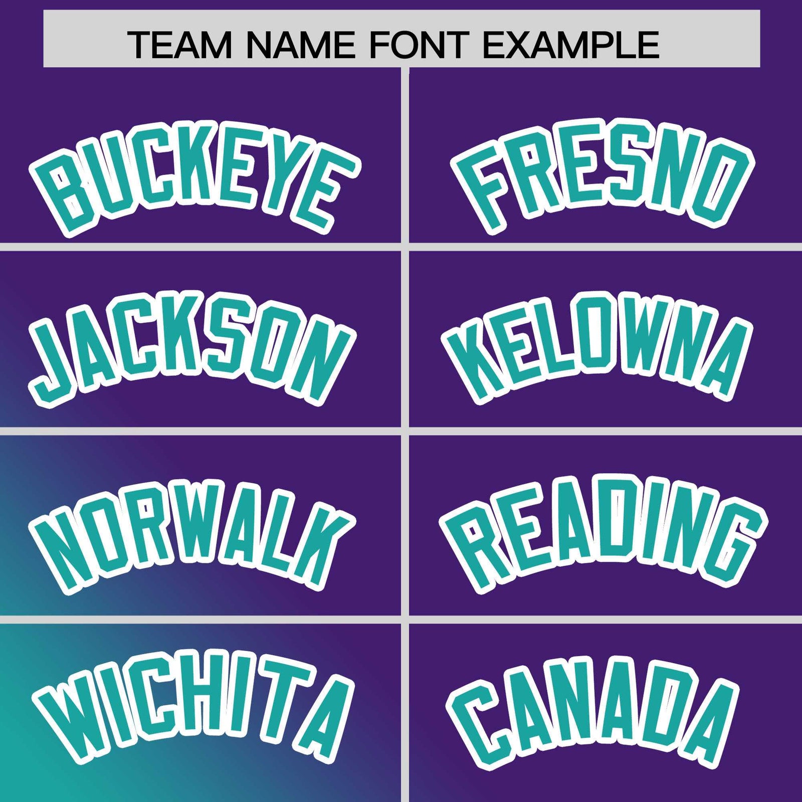 Custom Purple Aqua Diagonal Stripe Personalized Gradient Fashion Baseball Jersey