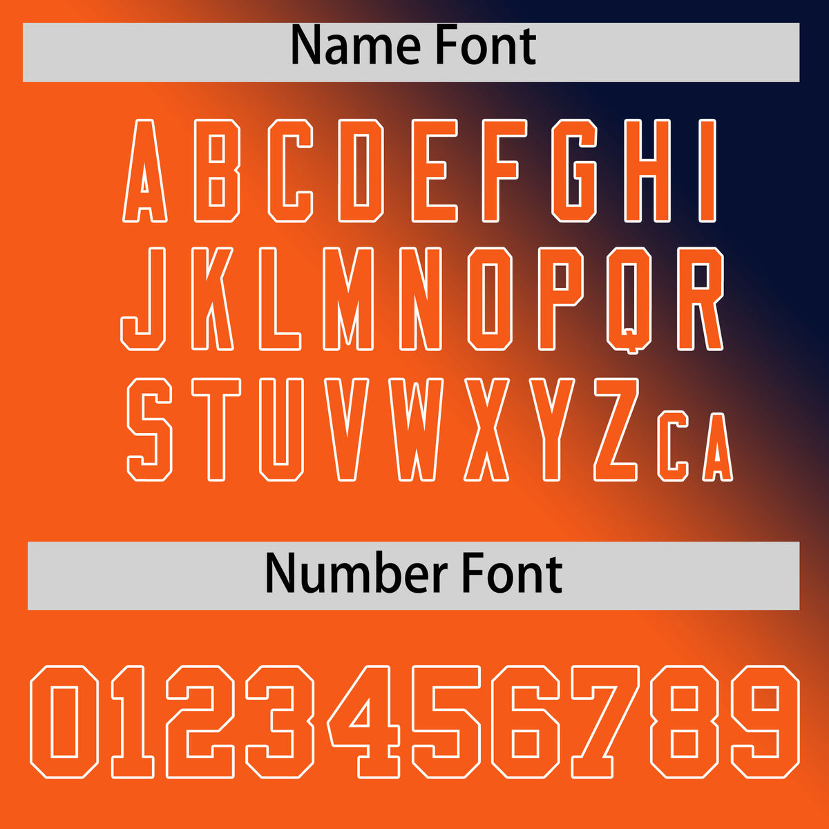 Custom Navy Orange Diagonal Stripe Personalized Gradient Fashion Baseball Jersey