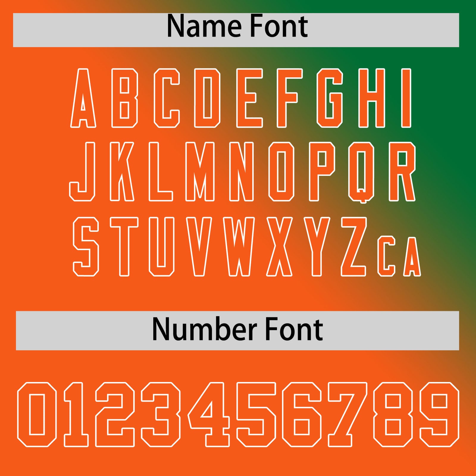 Custom Kelly Green Orange Diagonal Stripe Personalized Gradient Fashion Baseball Jersey