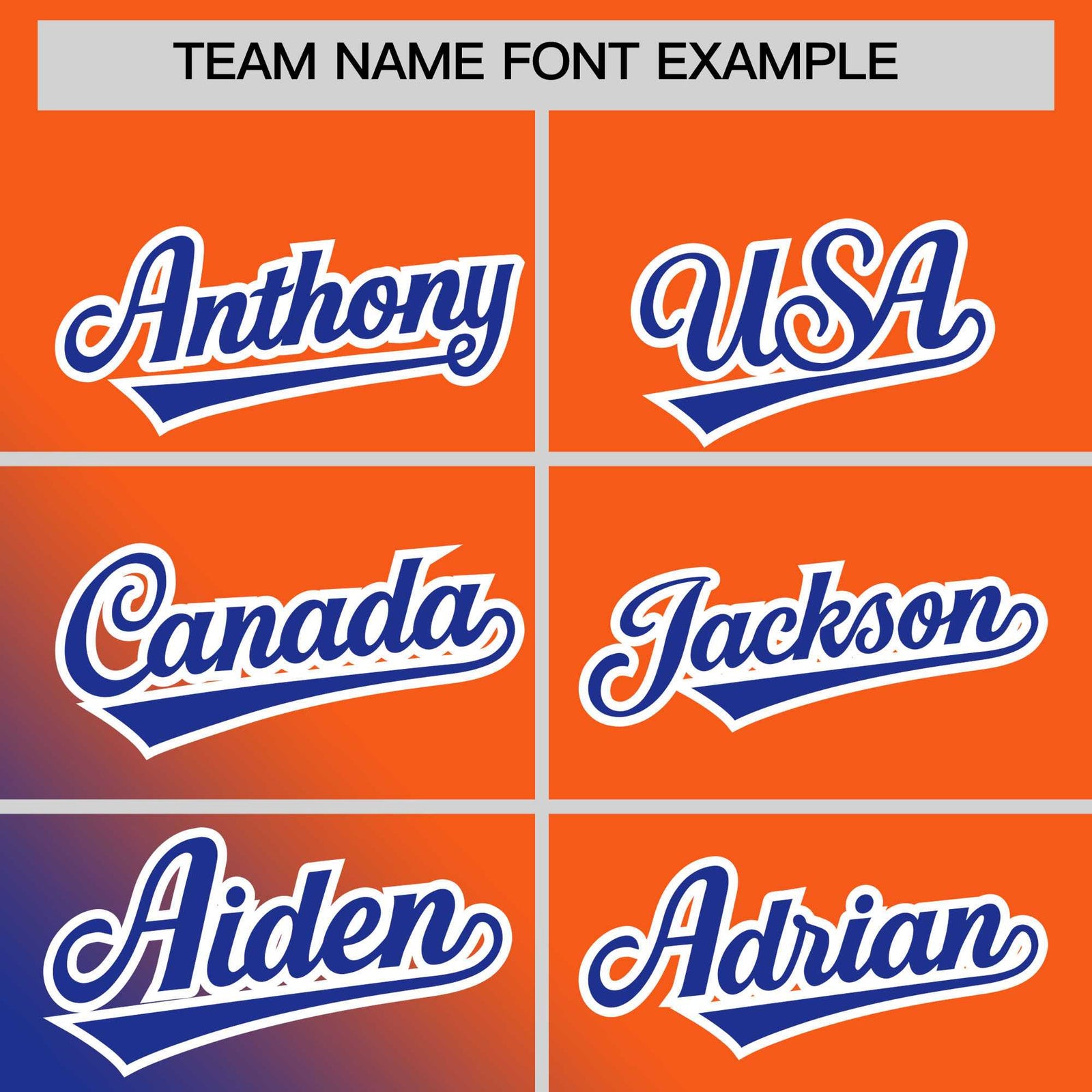 Custom Orange Royal Diagonal Stripe Personalized Gradient Fashion Baseball Jersey