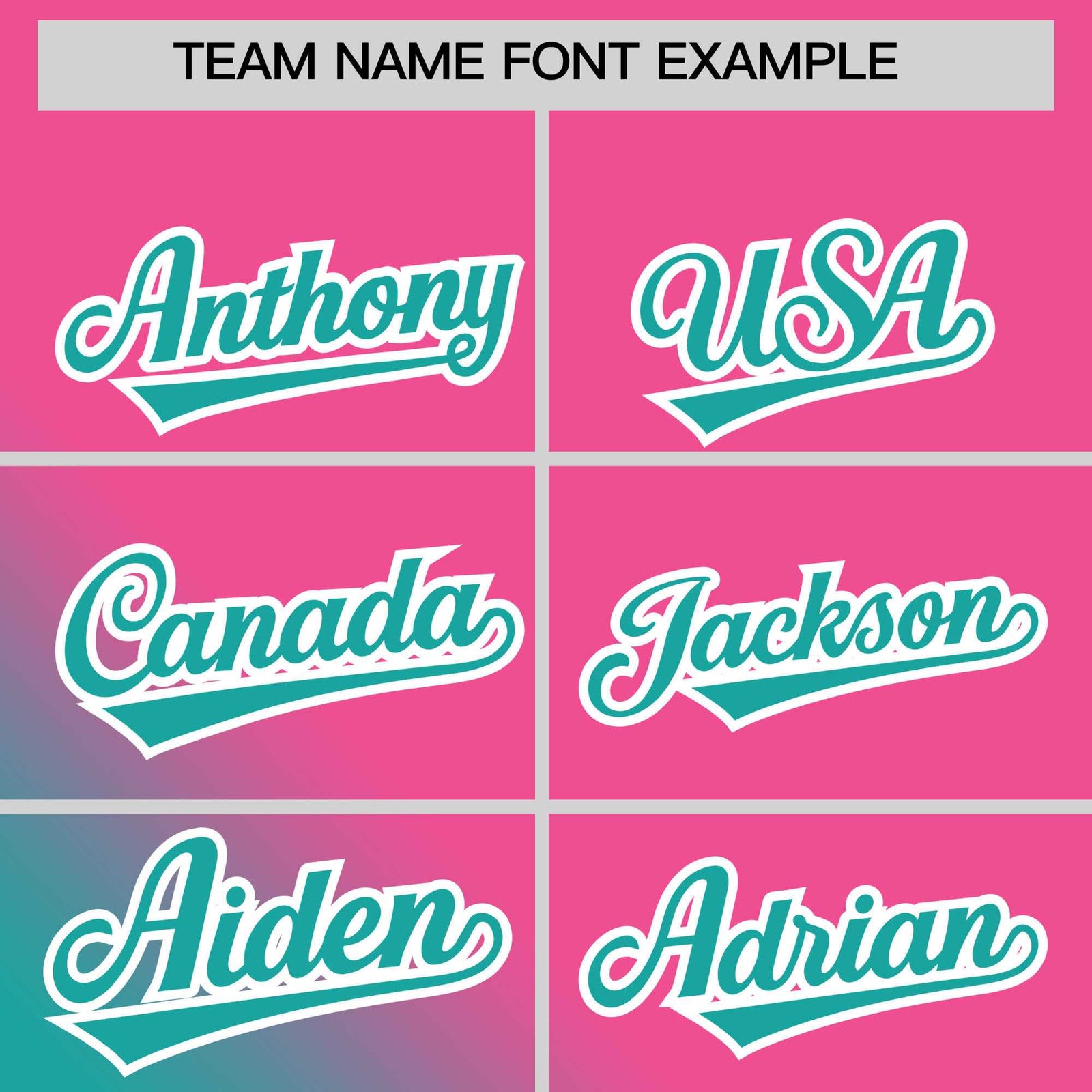 Custom Pink Aqua Diagonal Stripe Personalized Gradient Fashion Baseball Jersey