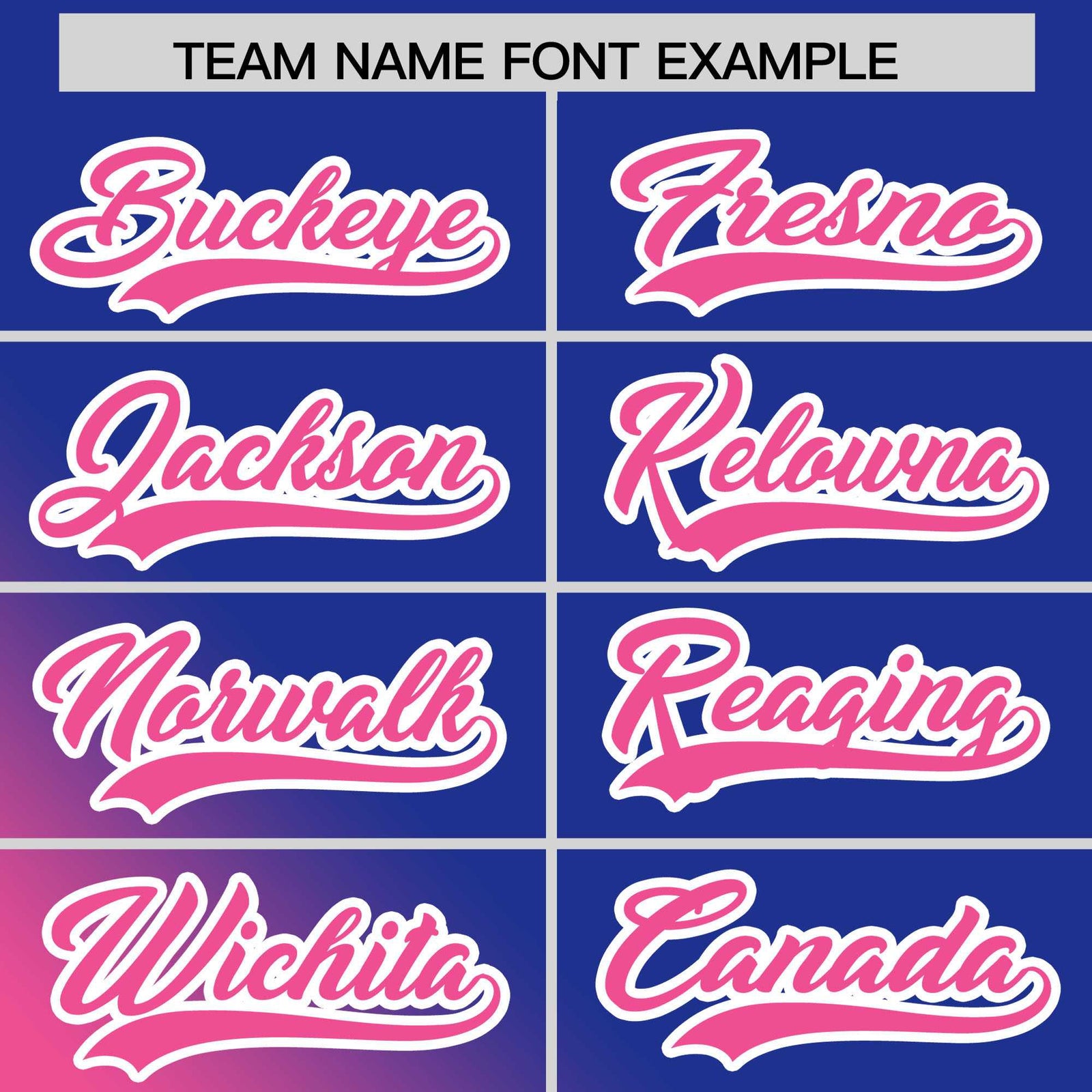 Custom Royal Pink Diagonal Stripe Personalized Gradient Fashion Baseball Jersey